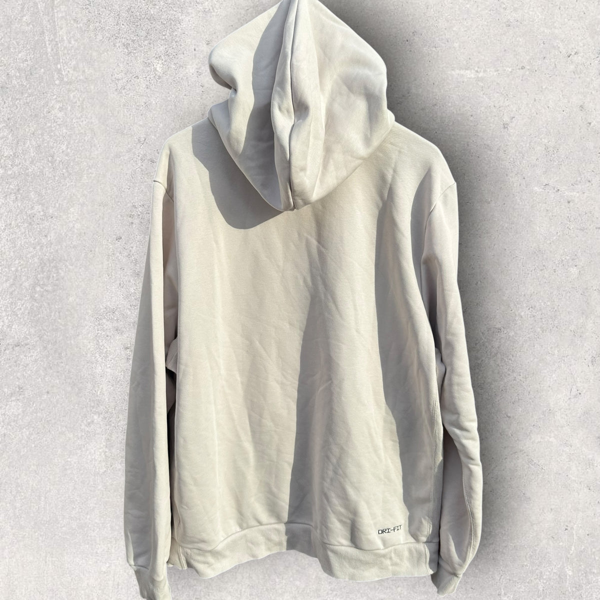Liverpool FC Nike Dri-Fit Pullover Off White Hooded Football Jumper