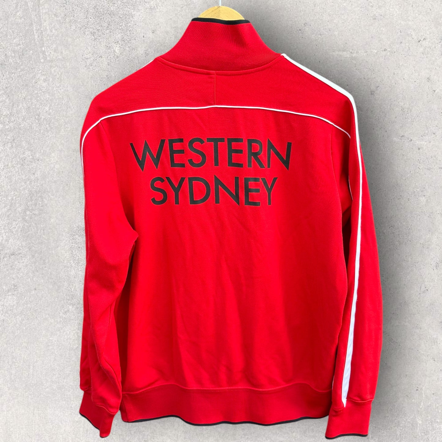 WESTERN SYDNEY WANDERERS NIKE RED FULL ZIP JACKET