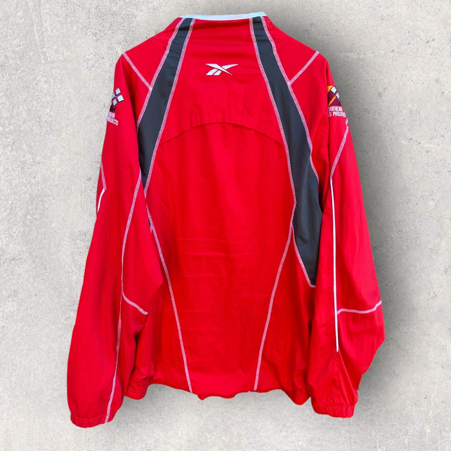 ST GEORGE ILLAWARRA DRAGONS REEBOK RED WINDBREAKER JACKET
