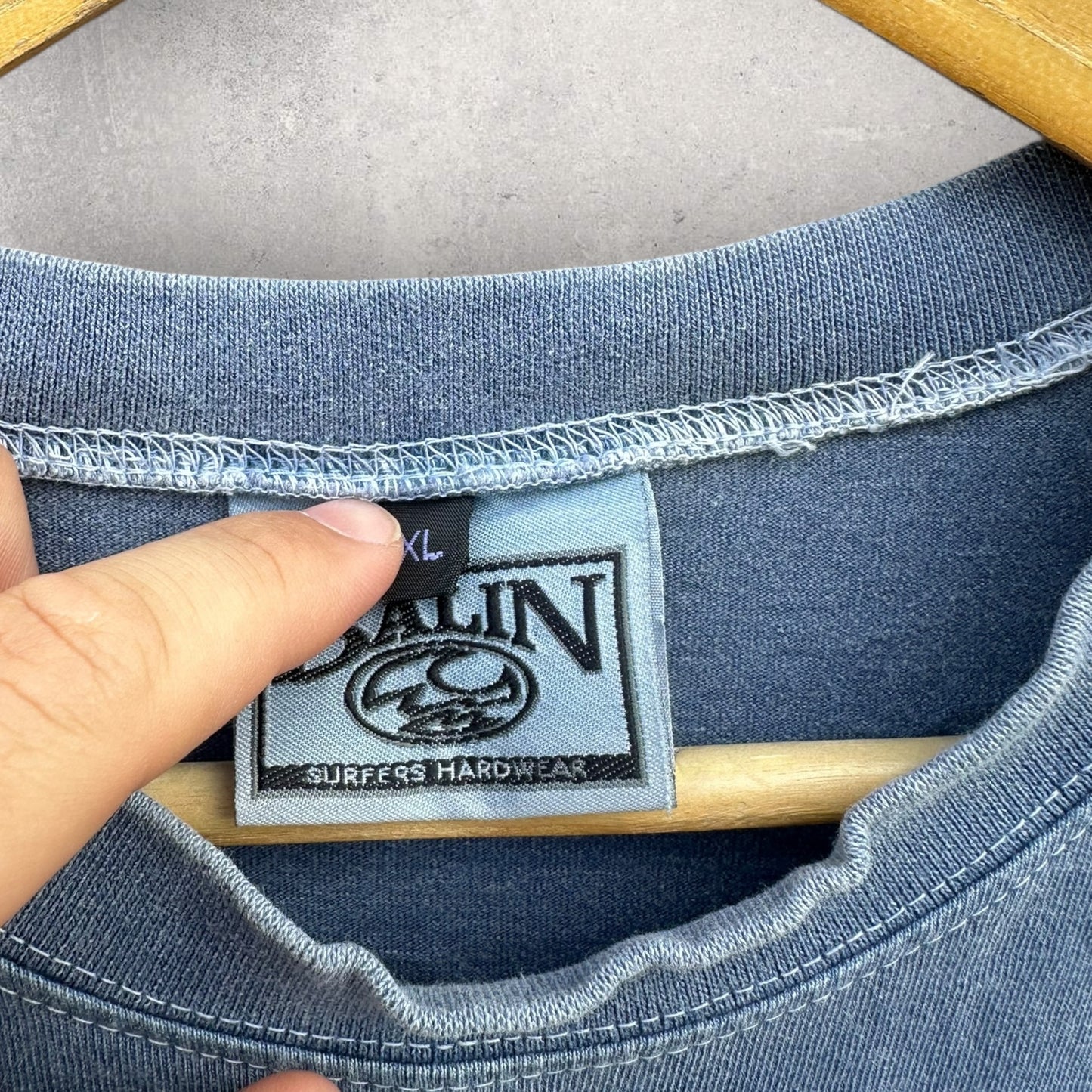 BALIN SURFING AUSTRALIA VINTAGE BLUE SHIRT