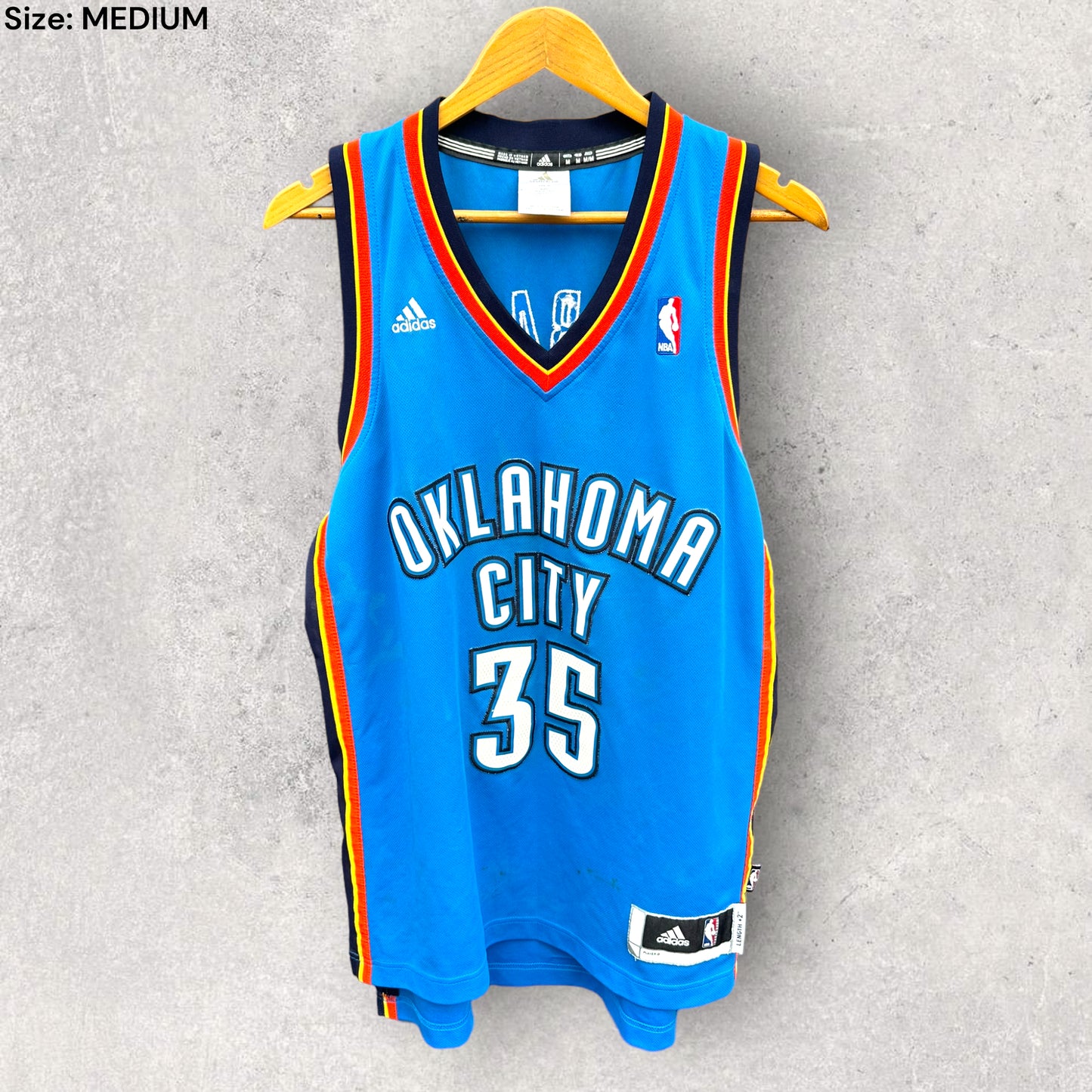 KEVIN DURANT OKC ADIDAS 2014 JERSEY