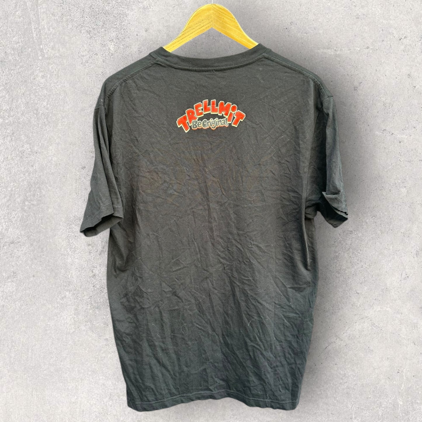 TRELLMIT BE ORIGINAL BLACK T-SHIRT
