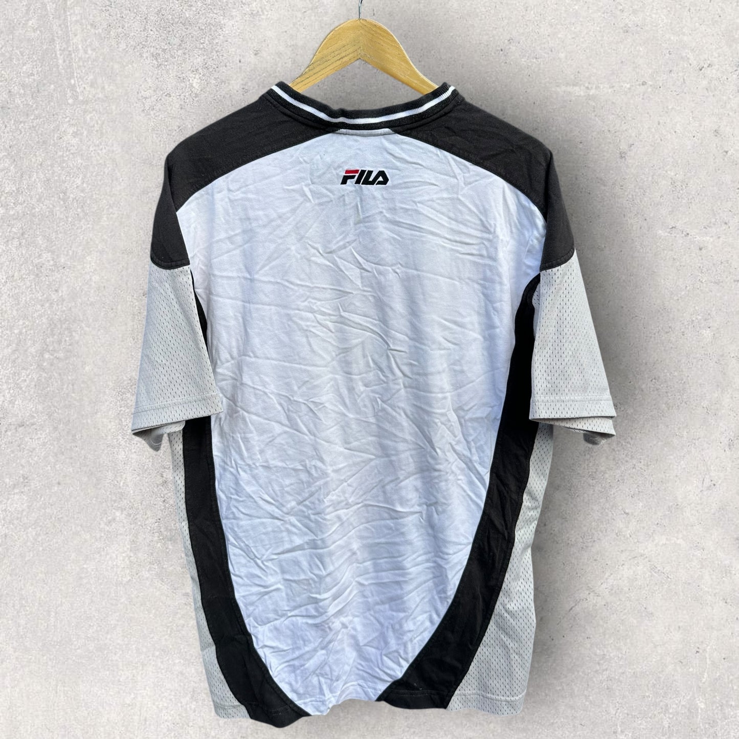 FILA WHITE VINTAGE SHORT SLEEVE SHIRT