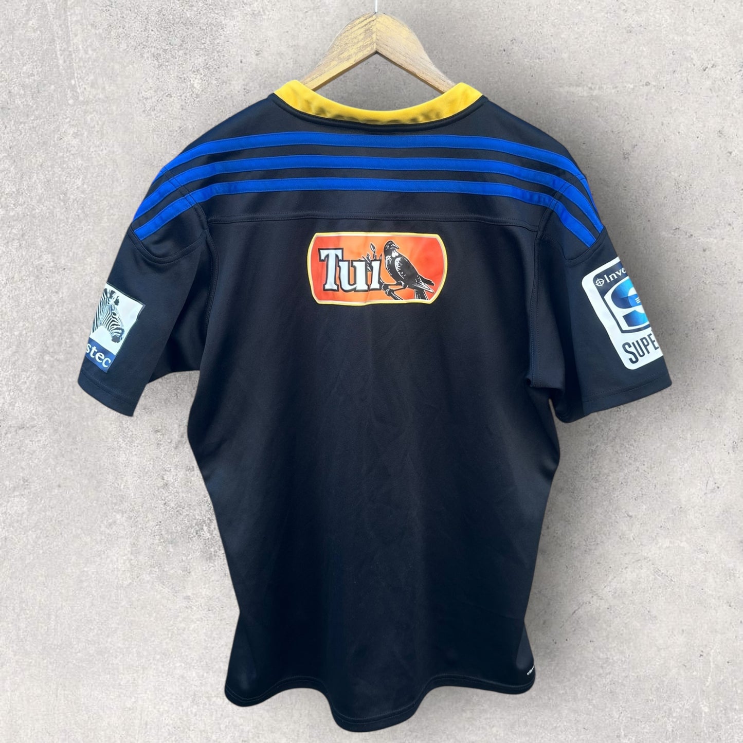 WELLINGTON HURRICANES ADIDAS 2013 SUPER RUGBY JERSEY