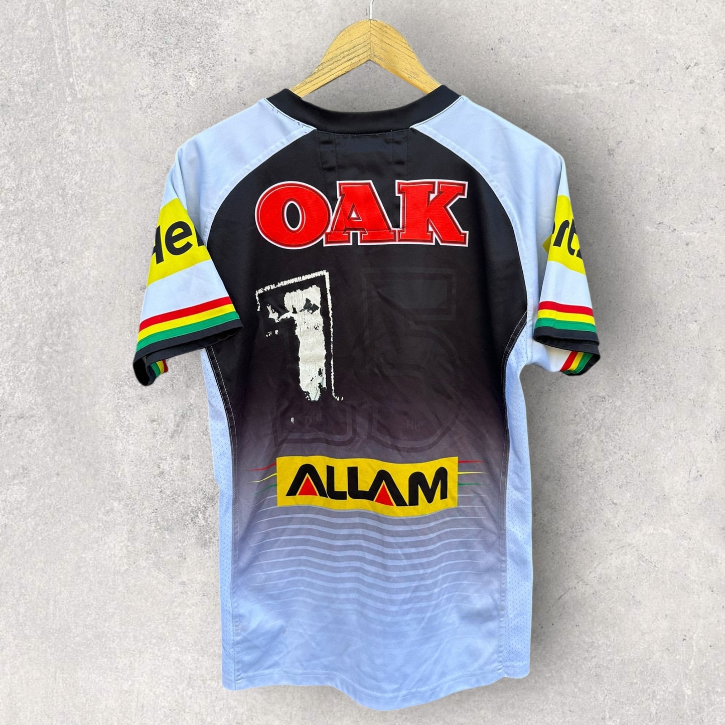 PENRITH PANTHERS 2017 HOME MATCH WORN JERSEY BRYCE CARTWRIGHT