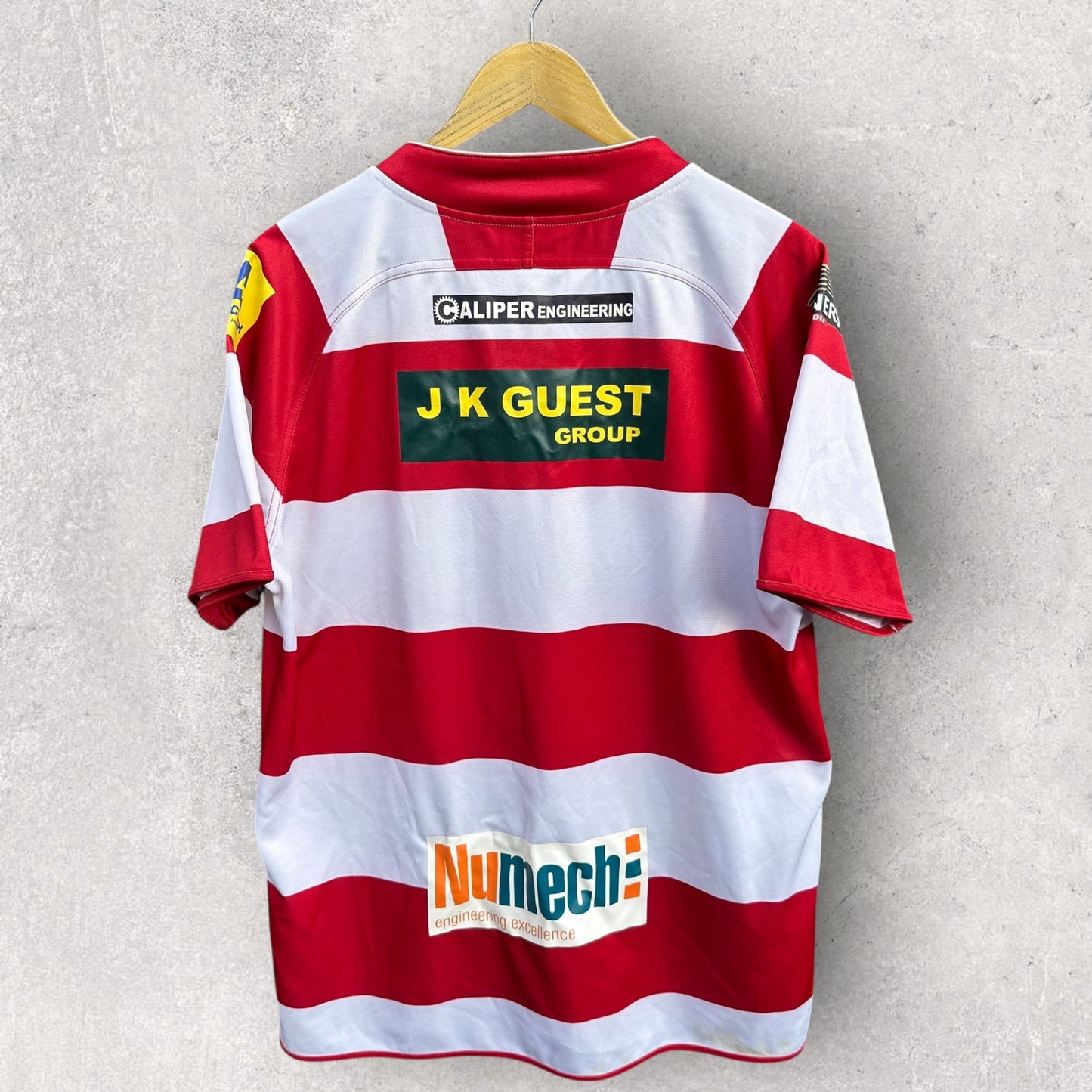 WIGAN WARRIORS 2013 ISC RUGBY LEAGUE JERSEY