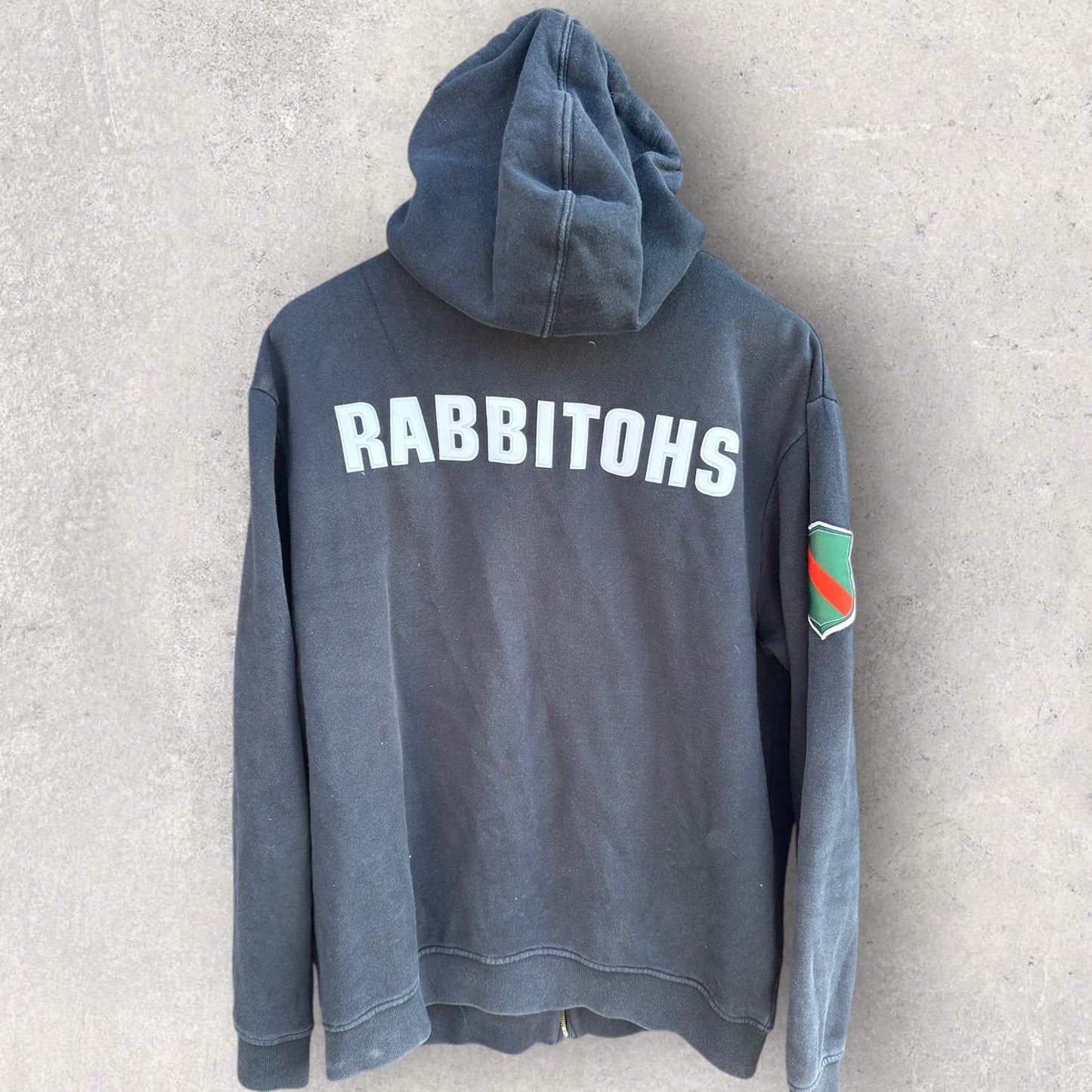 SOUTH SYDNEY RABBITOHS ISC BLACK HOODED JUMPER
