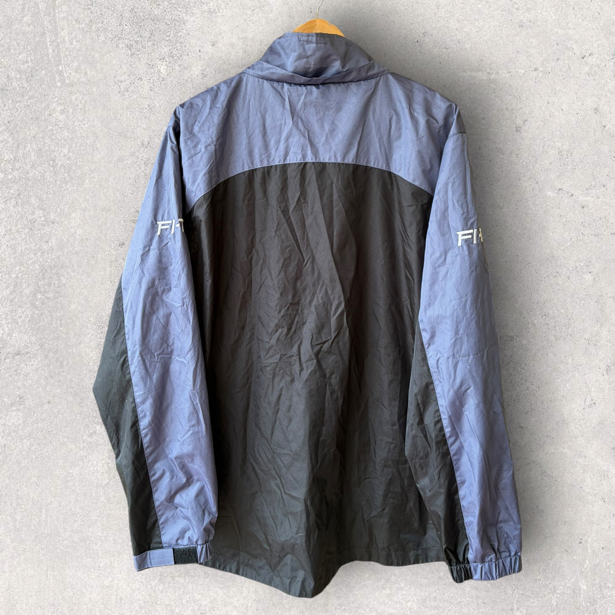 NRL Referees Grey & Black Full Zip Windbreaker Jacket