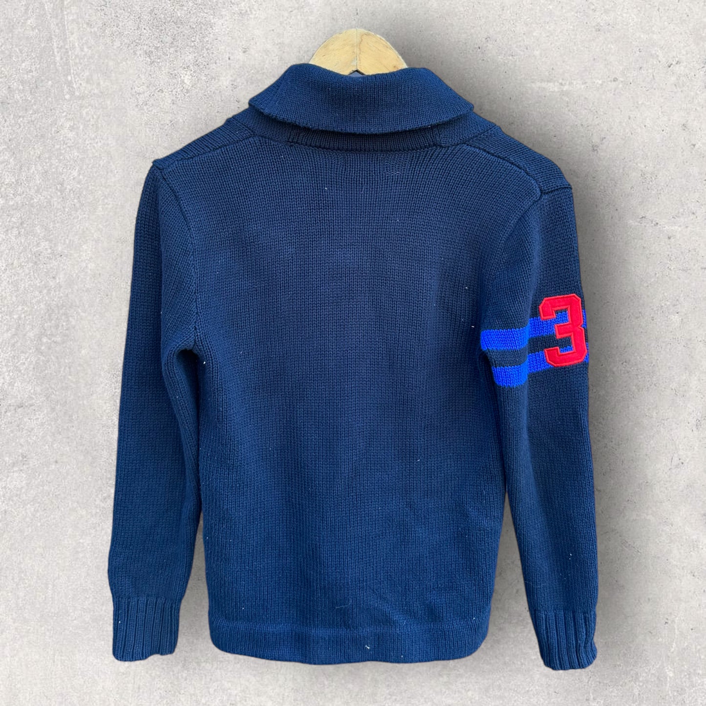 RALPH LAUREN POLO KIDS KNIT CARDIGAN