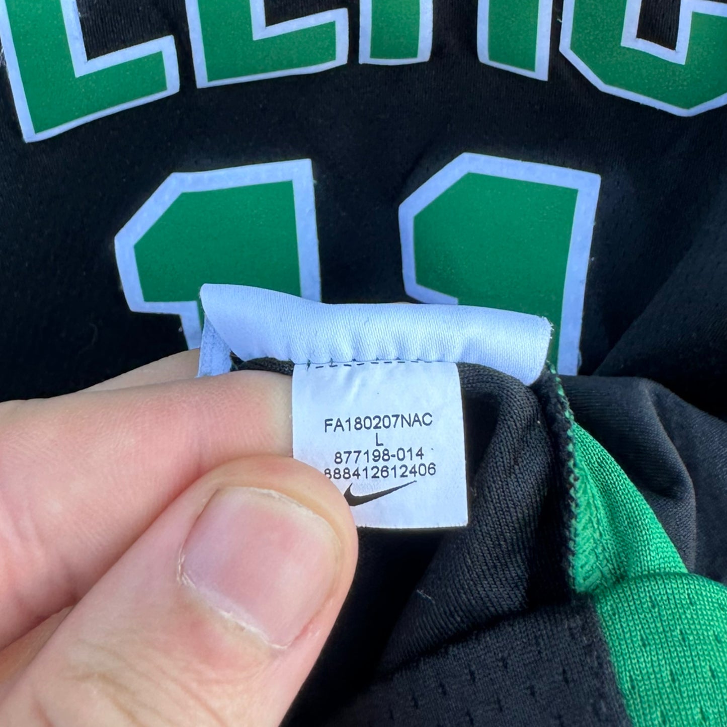 KYRIE IRVING BOSTON CELTICS NIKE JERSEY