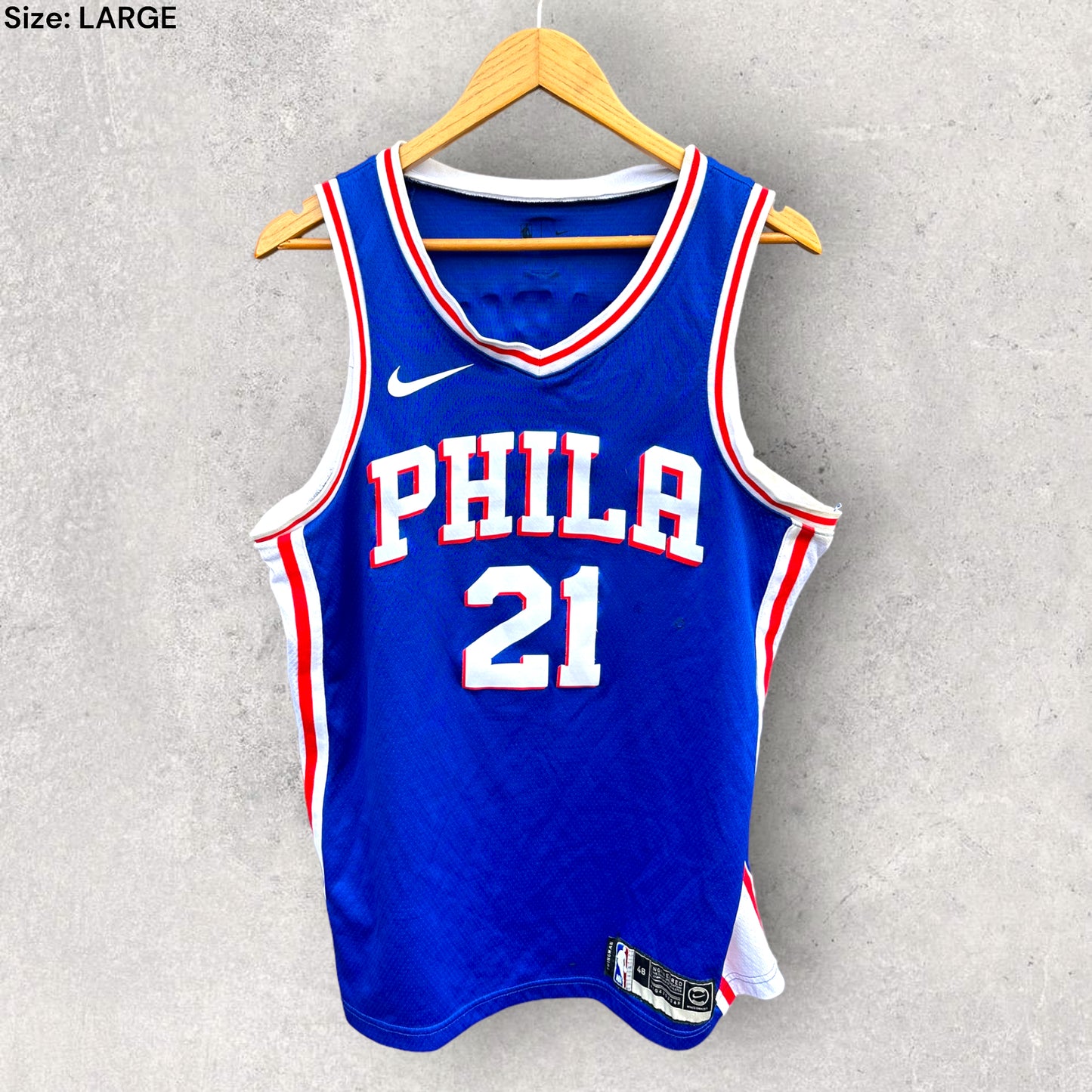JOEL EMBIID PHILADELPHIA 76s NIKE JERSEY