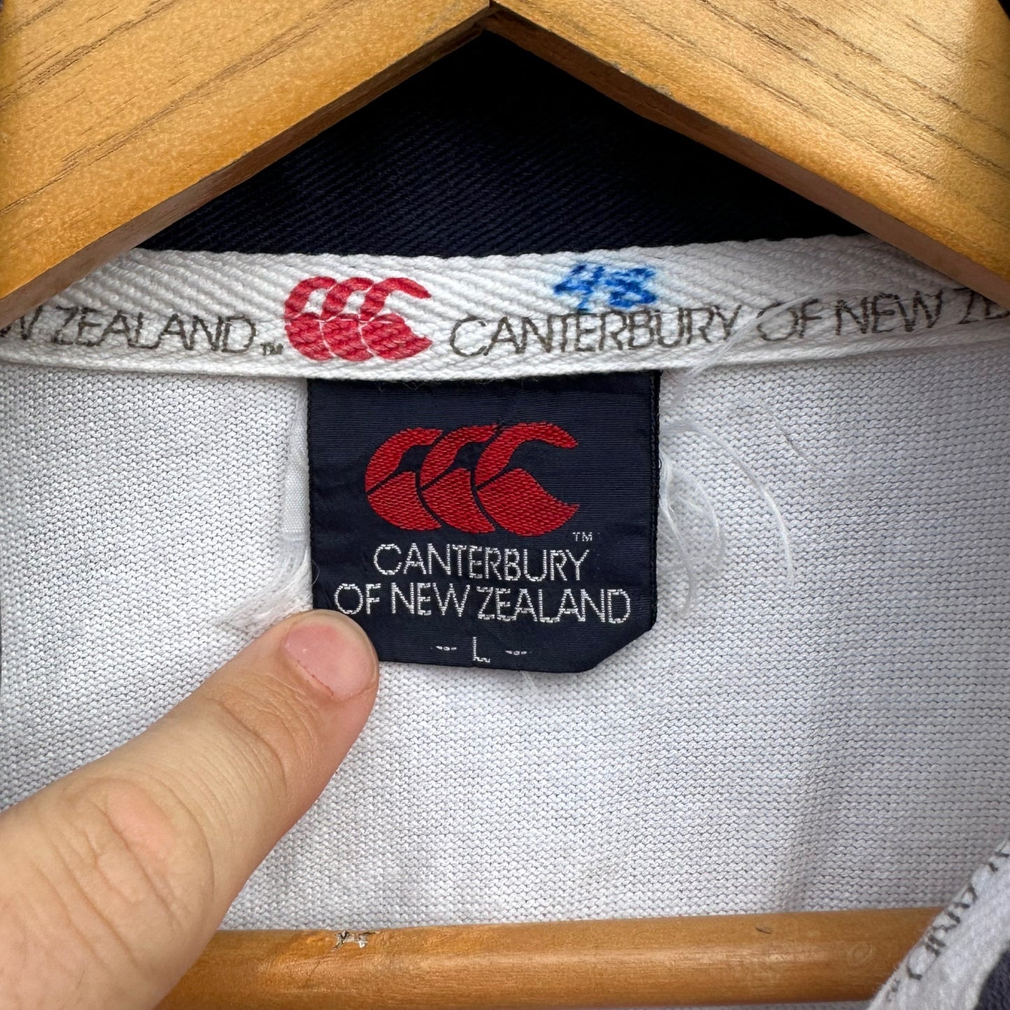 FIVE NATIONS VINTAGE RUGBY UNION CANTERBURY JERSEY