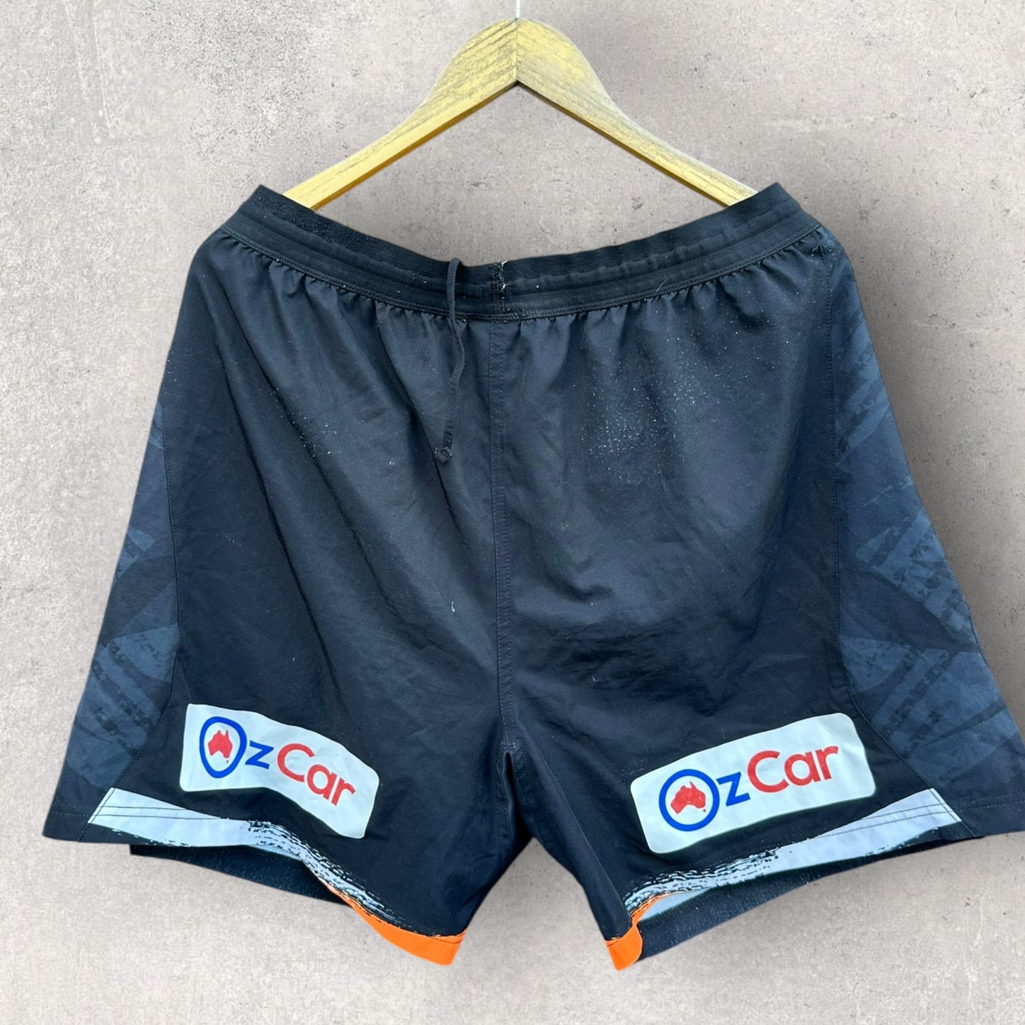 WESTS TIGERS 2025 TRAINING SHORTS PLAYER ISSUED TERRELL MAY