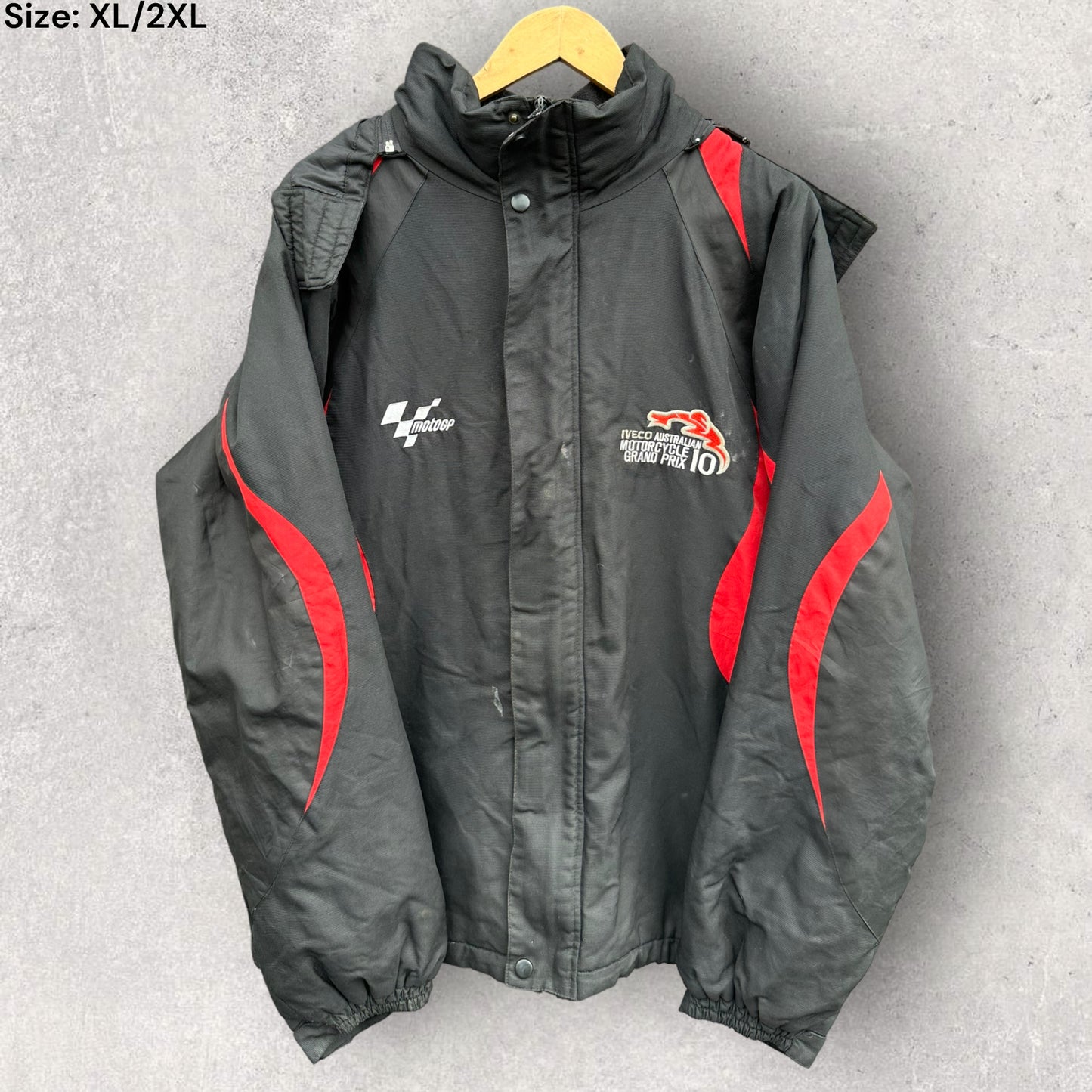 MOTO GP GRAND PRIX VINTAGE HOODED JACKET