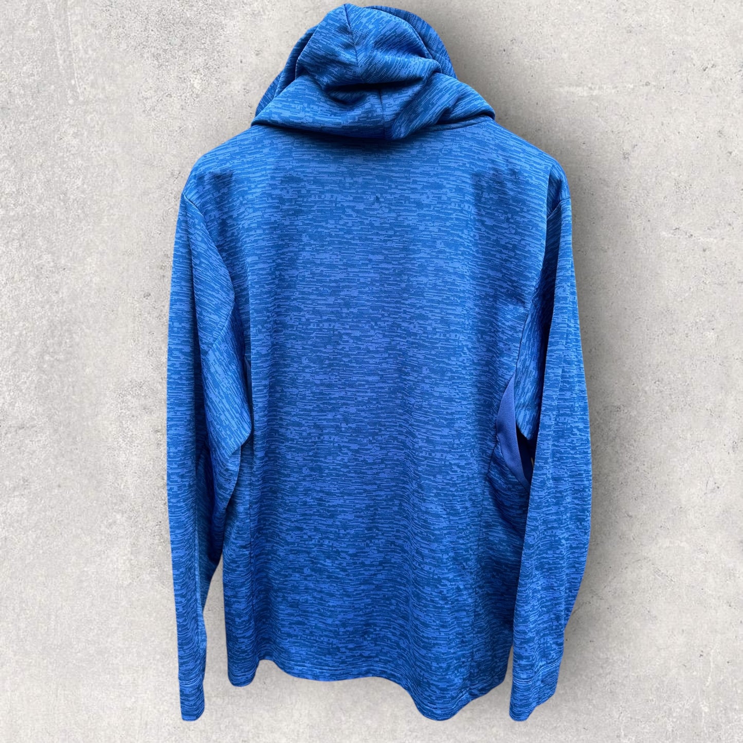 NEW YORK METS MAJESTIC AUTHENTIC BLUE MLB HOODED JUMPER