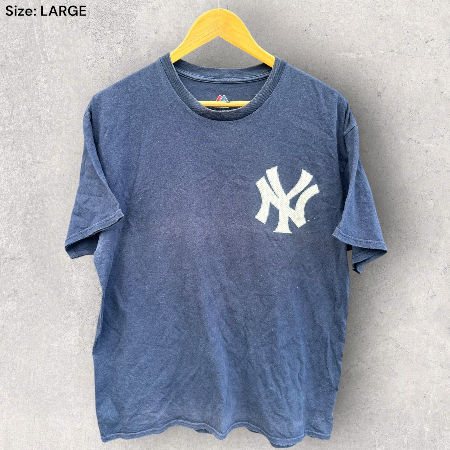 GARY SANCHEZ NEW YORK YANKEES MAJESTIC BLUE MLB BASEBALL SHIRT