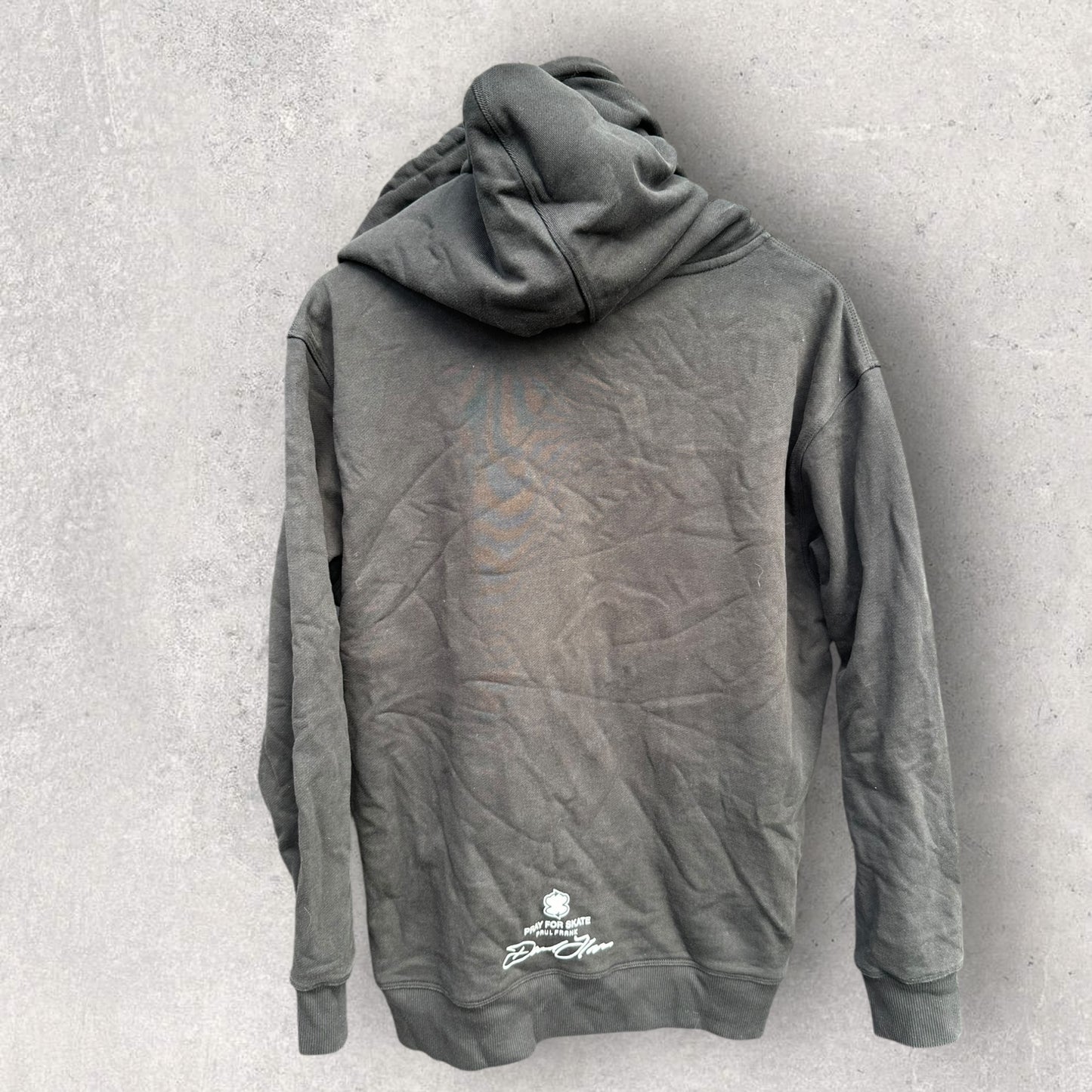 PAUL FRANK PRAY FOR SKATE BLACK PULLOVER HOODED JUMPER