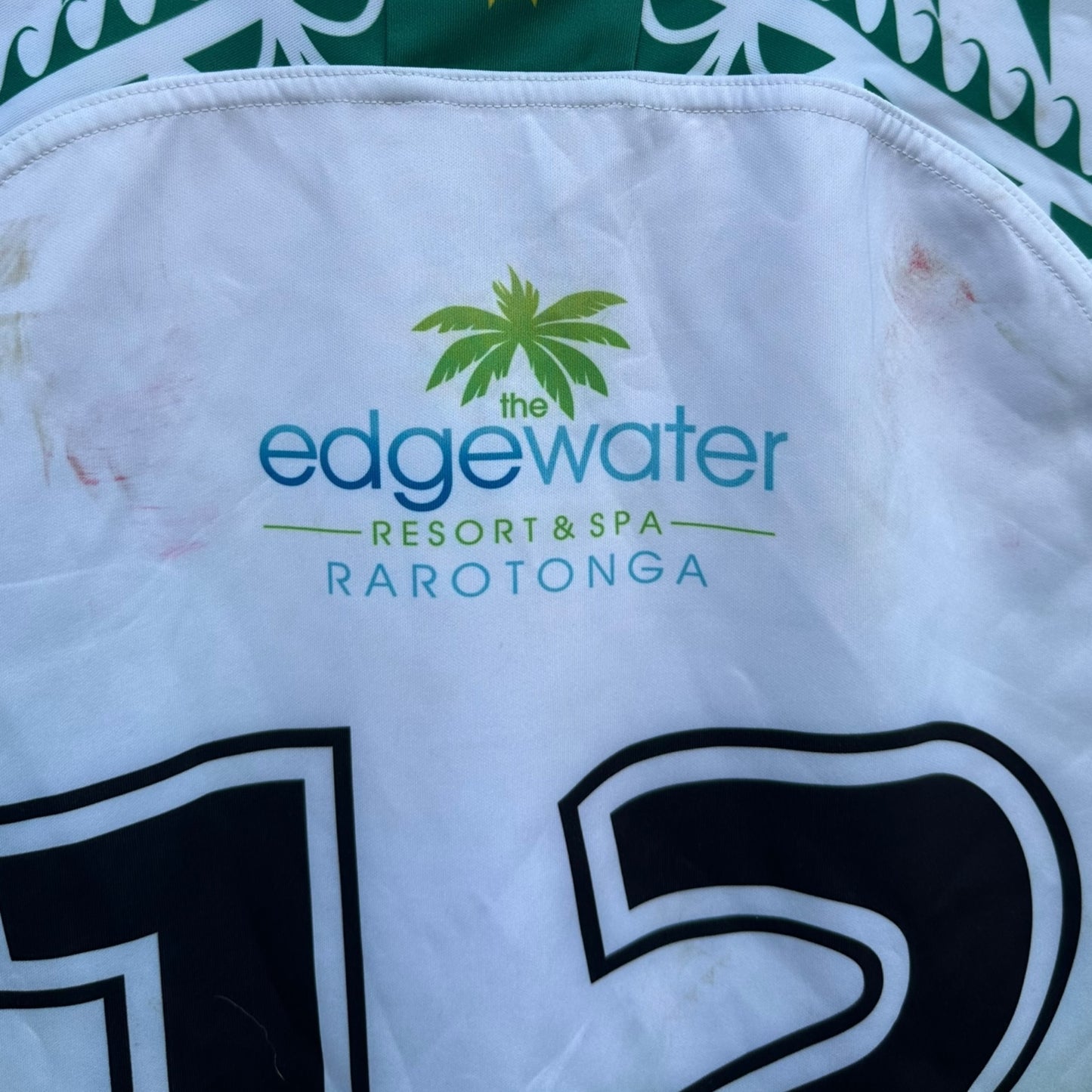 COOK ISLANDS REUBEN PORTER 2025 MATCH WORN PACIFIC CHAMPIONSHIPS SIGNED JERSEY