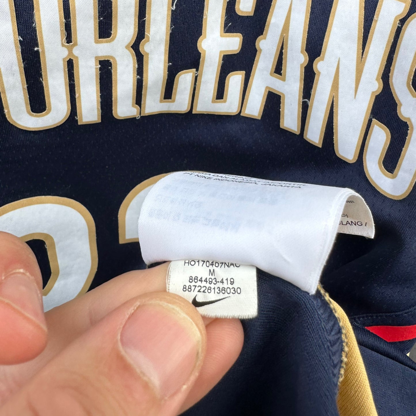 ANTHONY DAVIS NEW ORLEANS PELICANS NIKE JERSEY