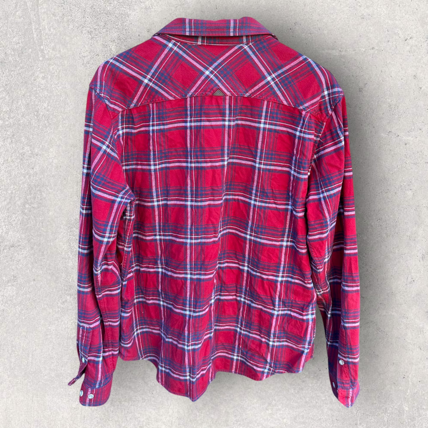 KATHMANDU TARTAN PRINT LONG SLEEVE BUTTON UP SHIRT