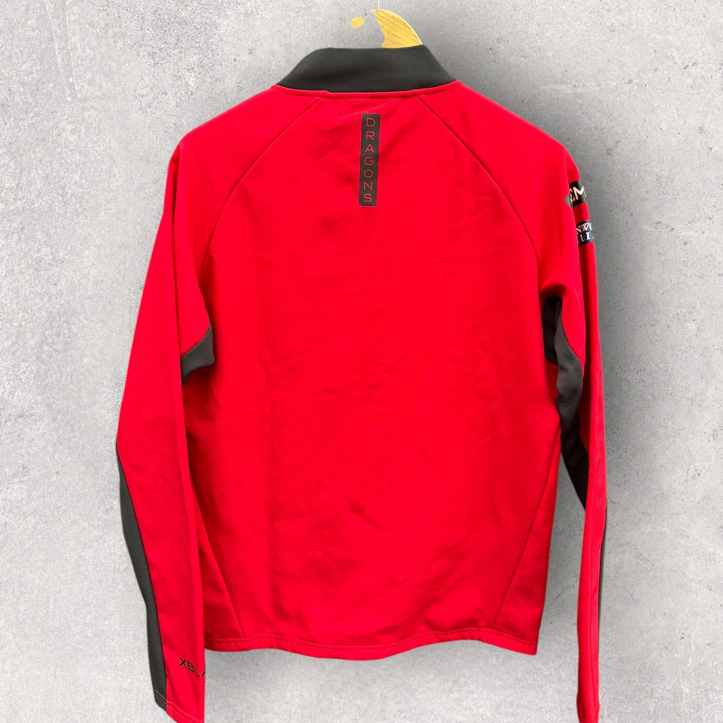St George Illawarra Dragons X-Blades Full Zip Red Hooded Jacket