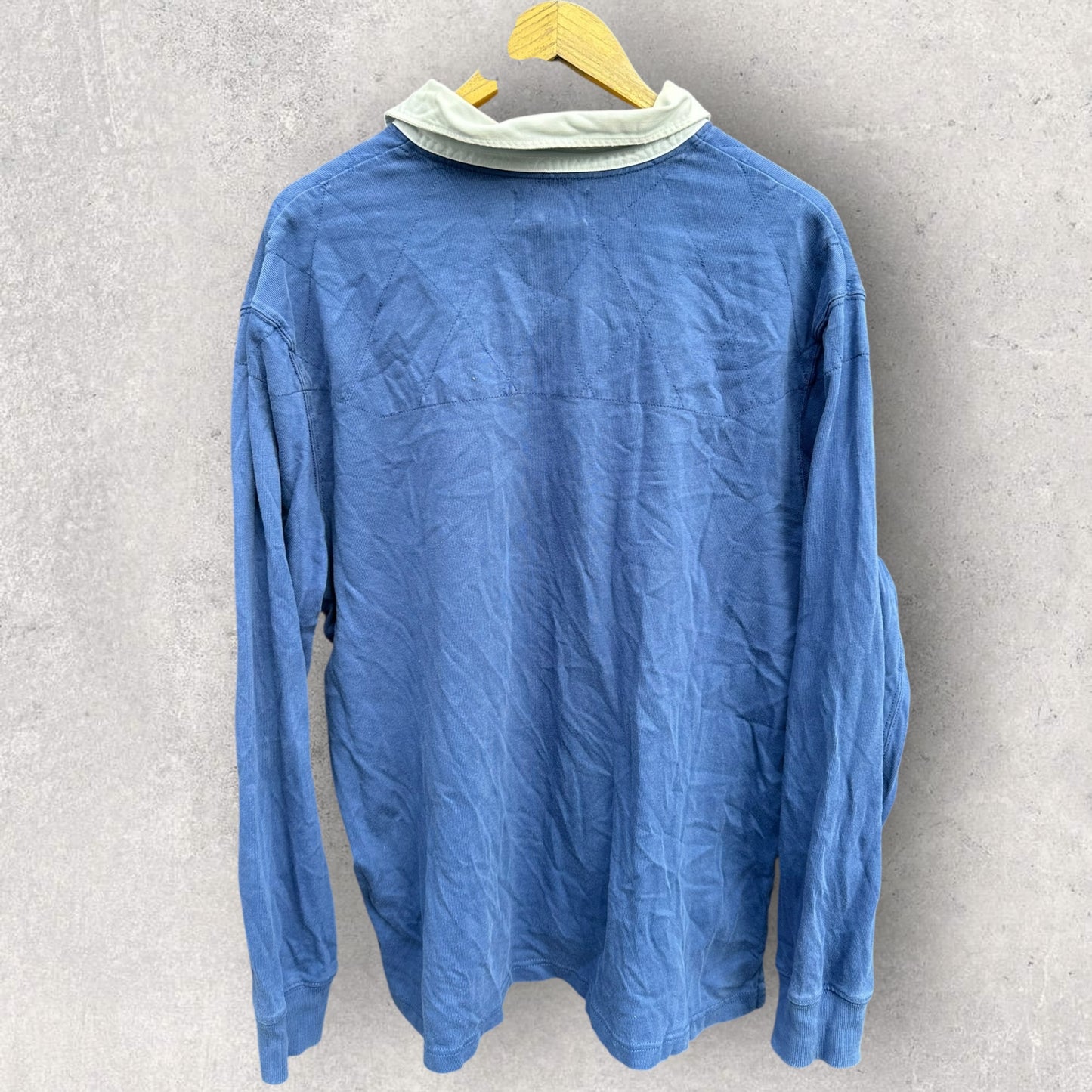 RALPH LAUREN POLO VINTAGE BLUE RUGBY JERSEY