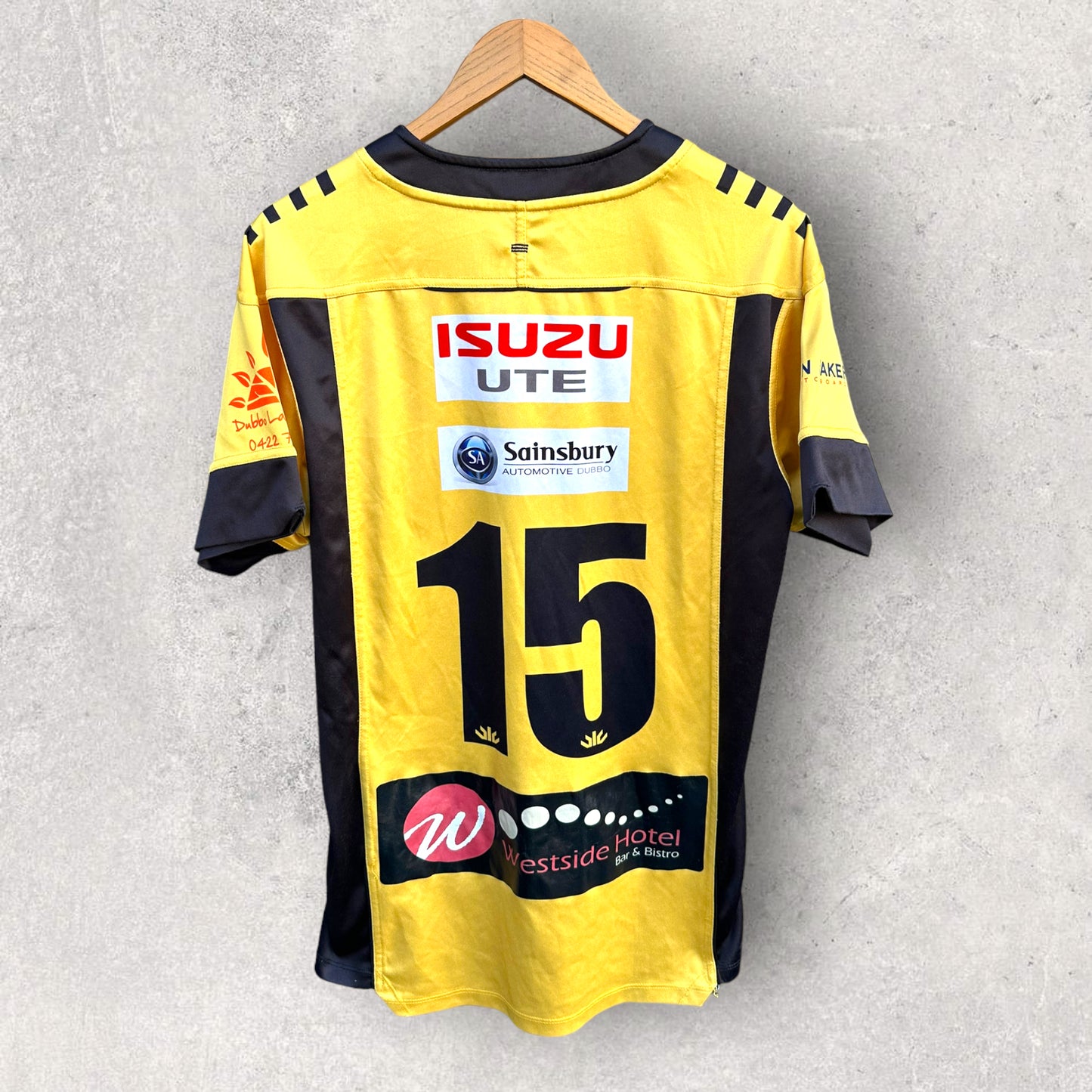 DUBBO RHINOS RUGBY UNION MATCH WORN JERSEY