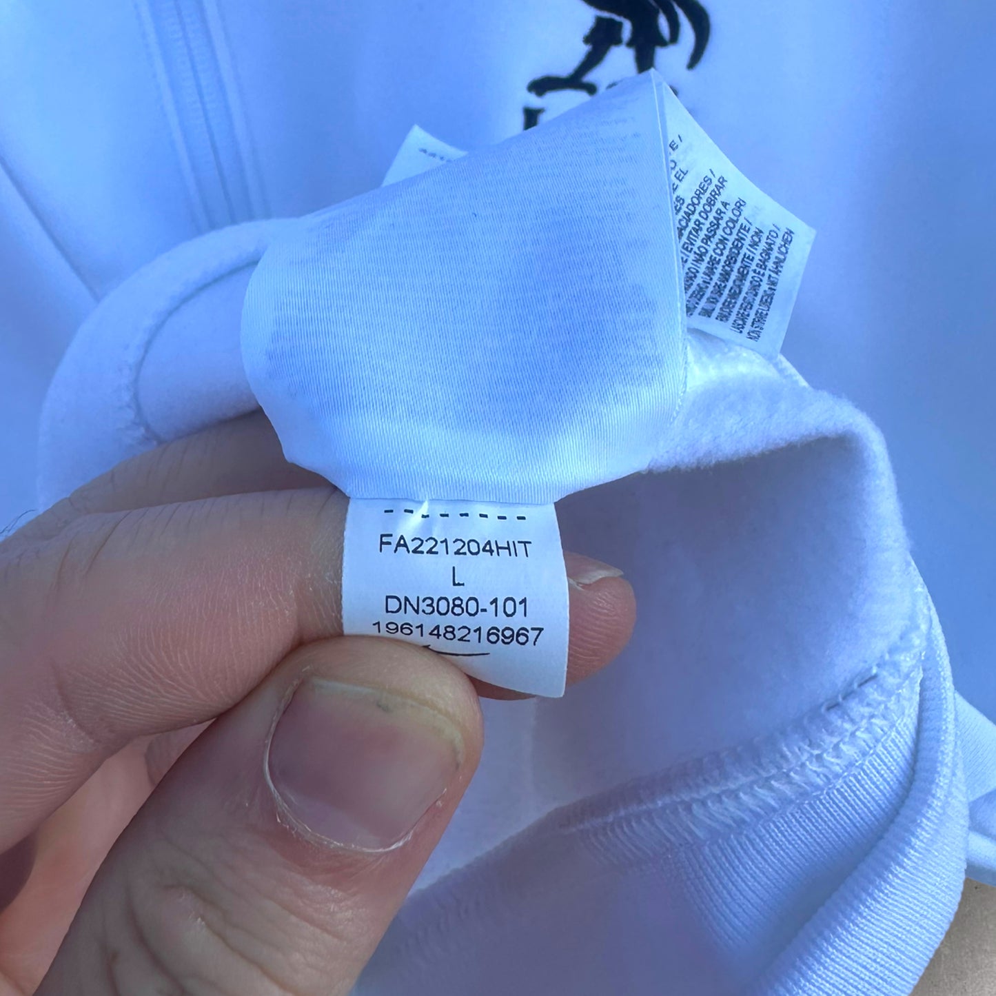 LIVERPOOL FC 2022-2023 WHITE ACADEMY PRO NIKE ZIPPER JUMPER