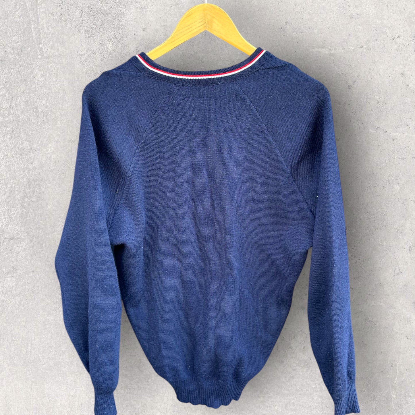 HABERFIELD RUGBY CLUB VINTAGE 1980s CARDIGAN