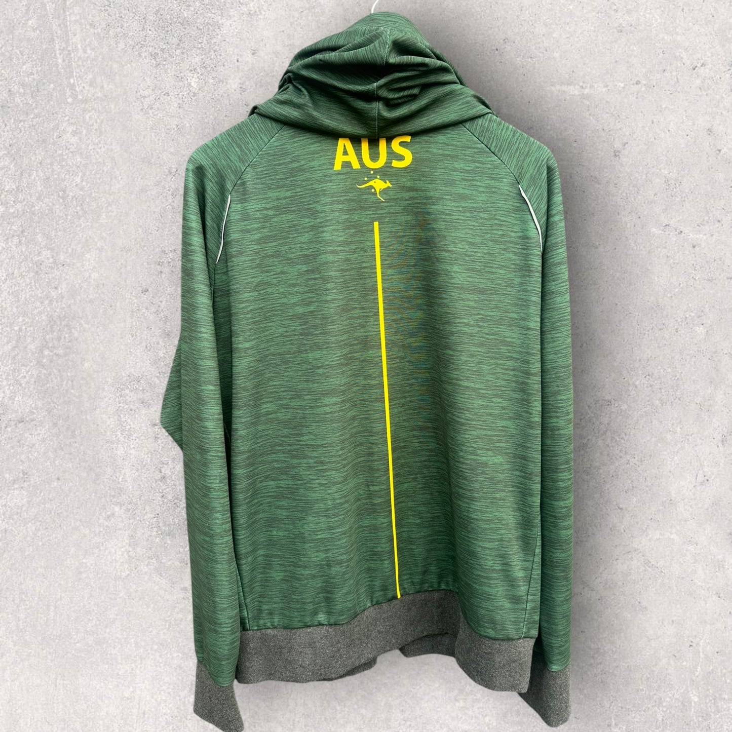 Australian Rowing Team AIS Green Hooded Full Zip Jacket