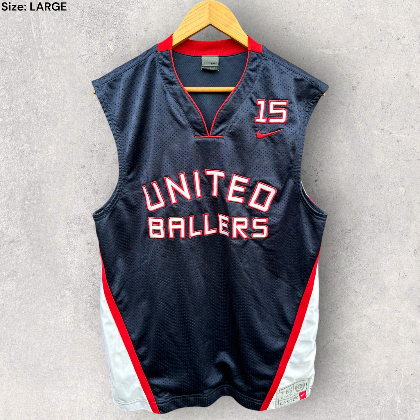 VINCE CARTER NIKE UNITED BALLERS VINTAGE JERSEY