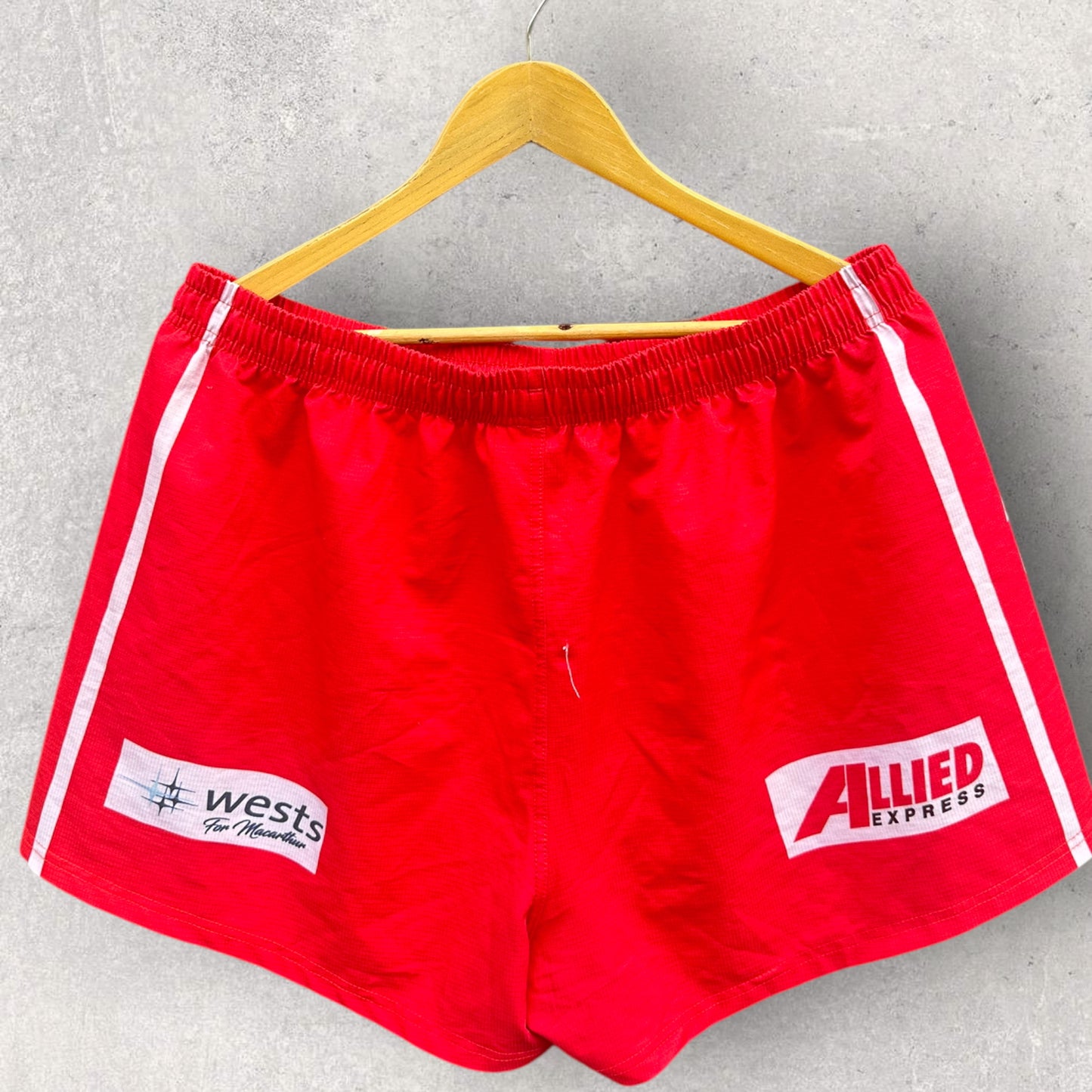 EASTS CAMPBELLTOWN EAGLES MATCH WORN RUGBY LEAGUE SHORTS