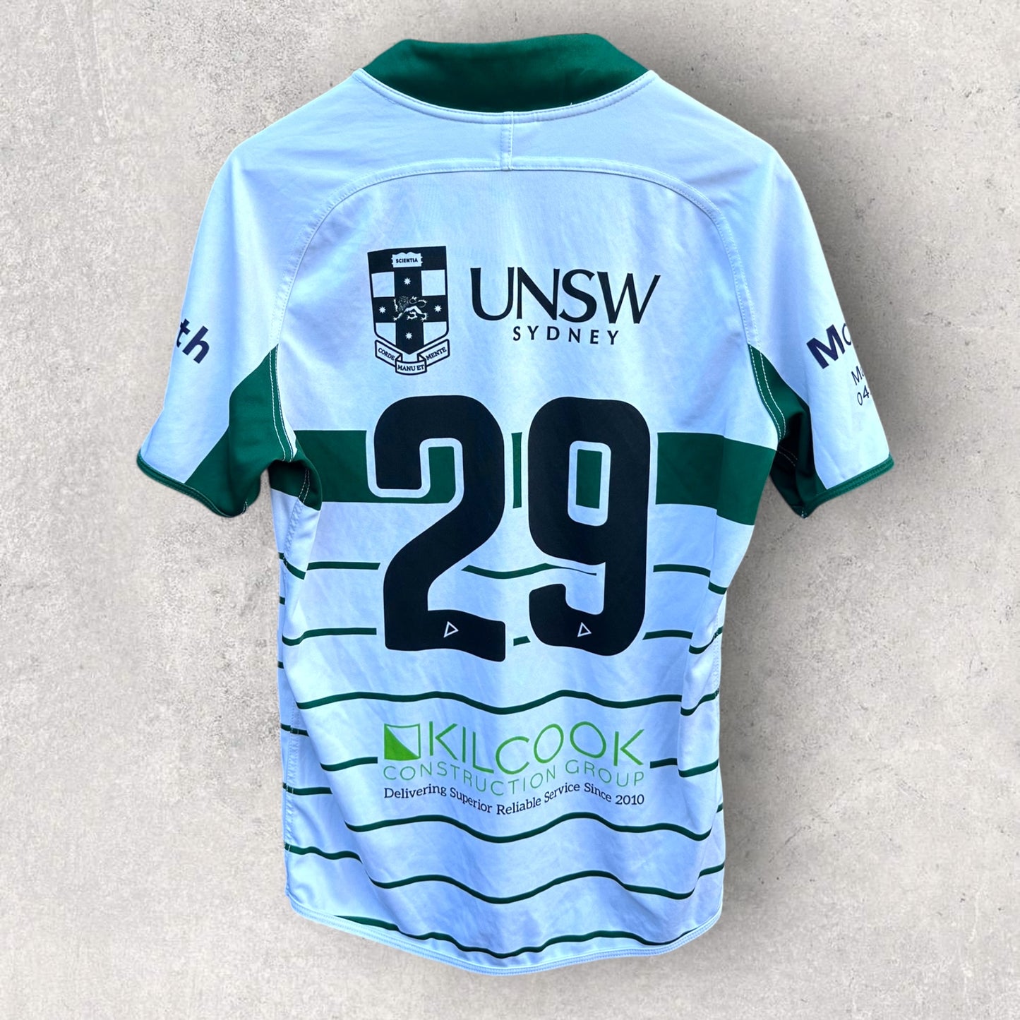 RANDWICK WARRIORS ISC RUGBY UNION MATCH WORN JERSEY