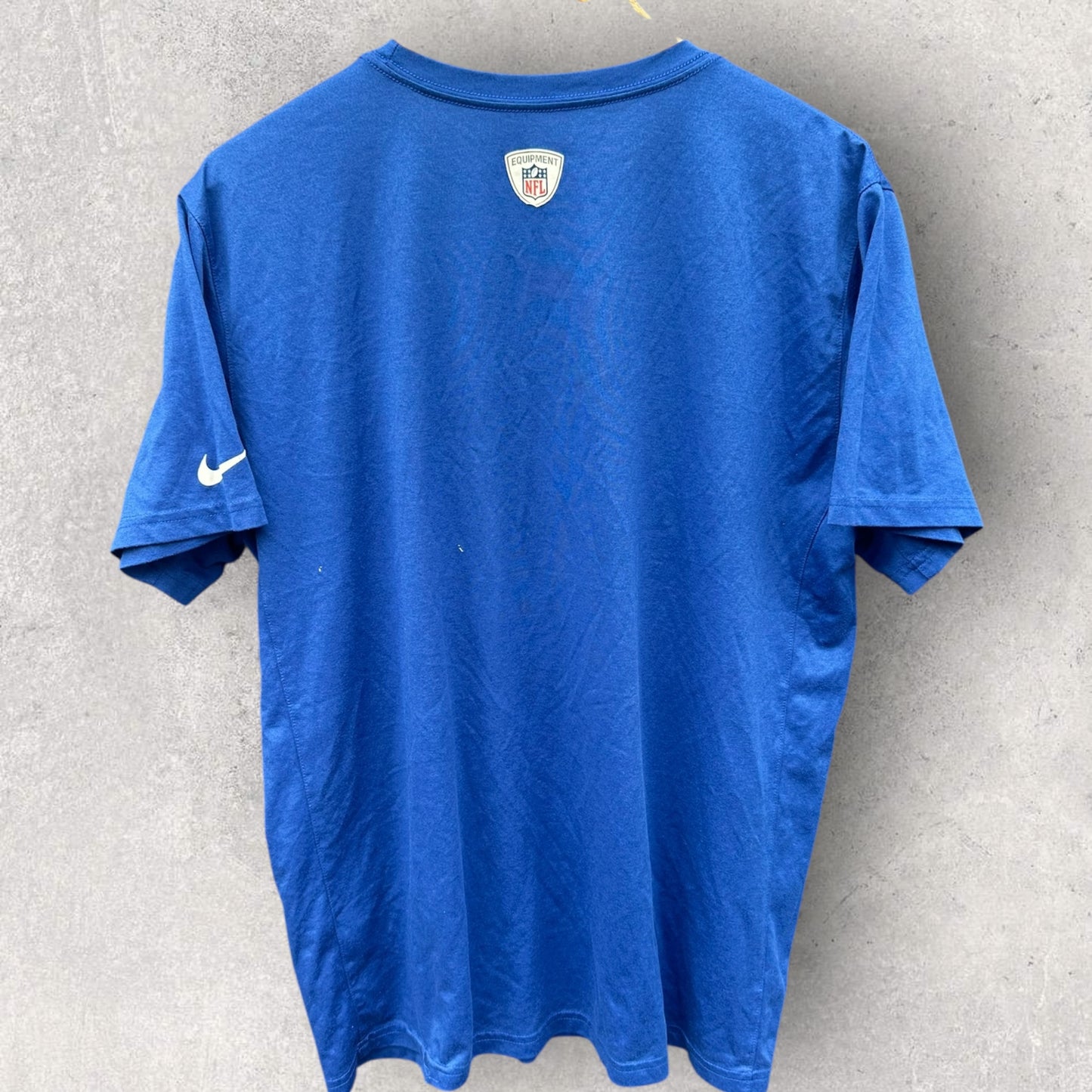 NEW YORK GIANTS NIKE BLUE SHORT SLEEVE SHIRT