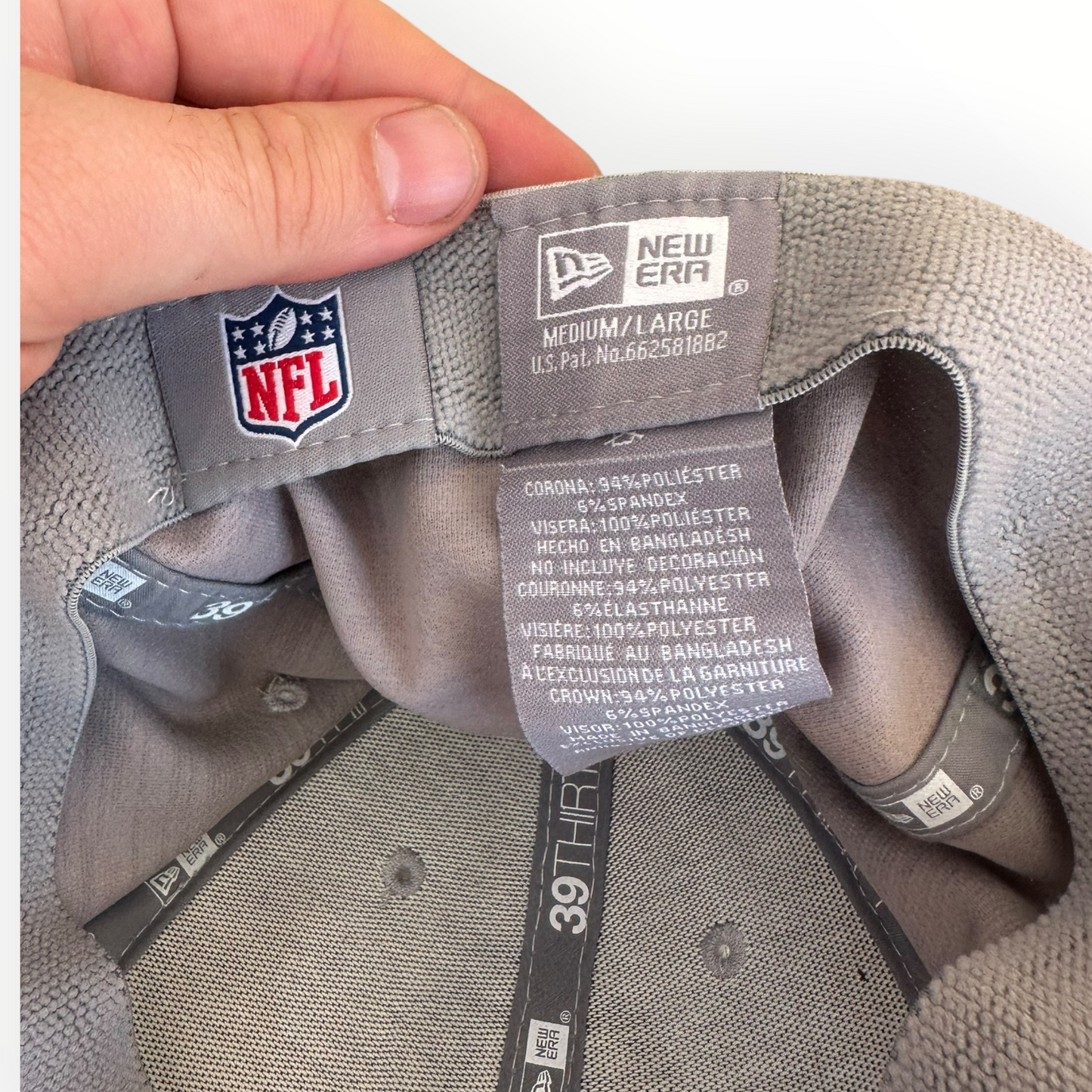 LA Rams New Era NFL Grey Fitted Hat