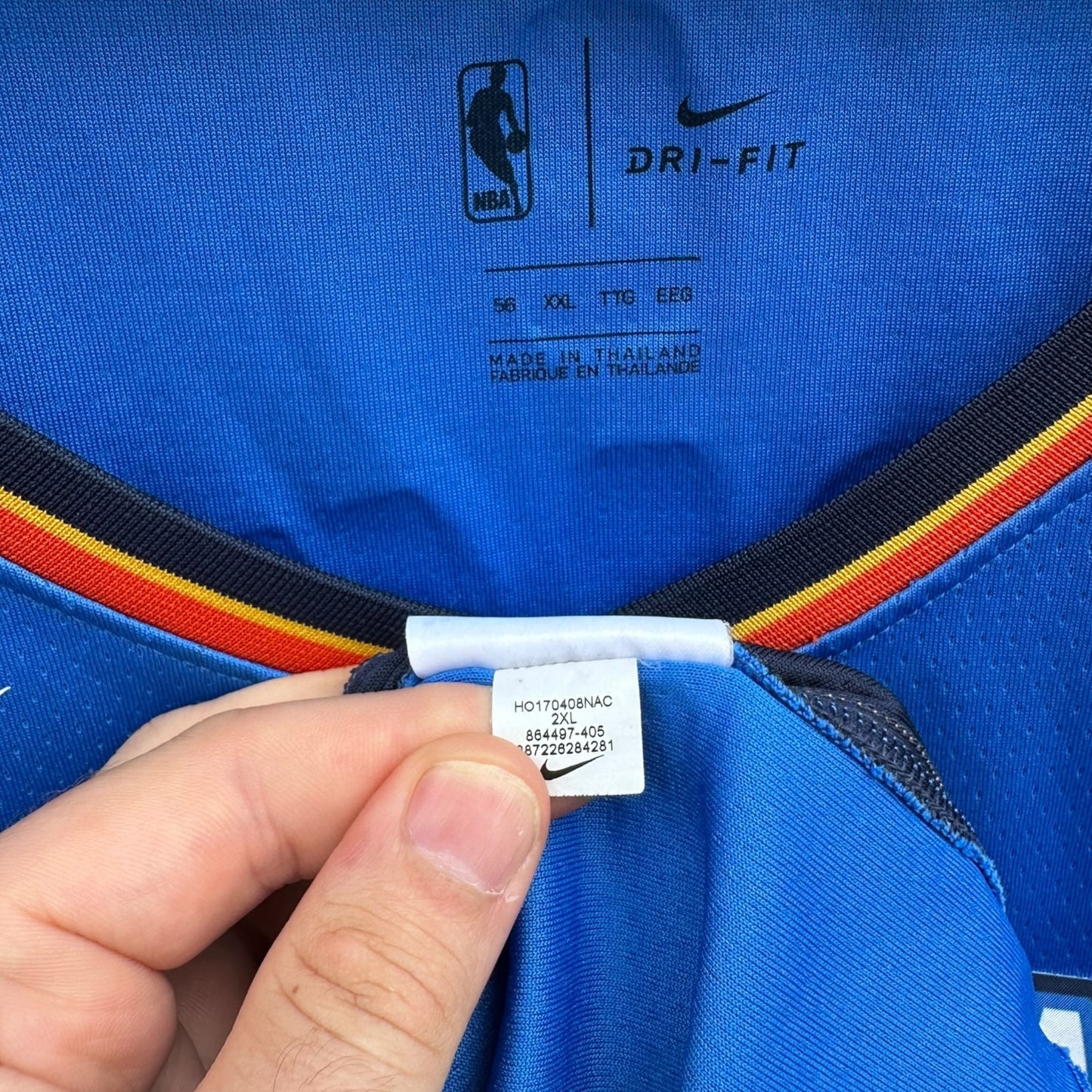 STEVEN ADAMS OKLAHOMA CITY THUNDER NIKE NBA JERSEY