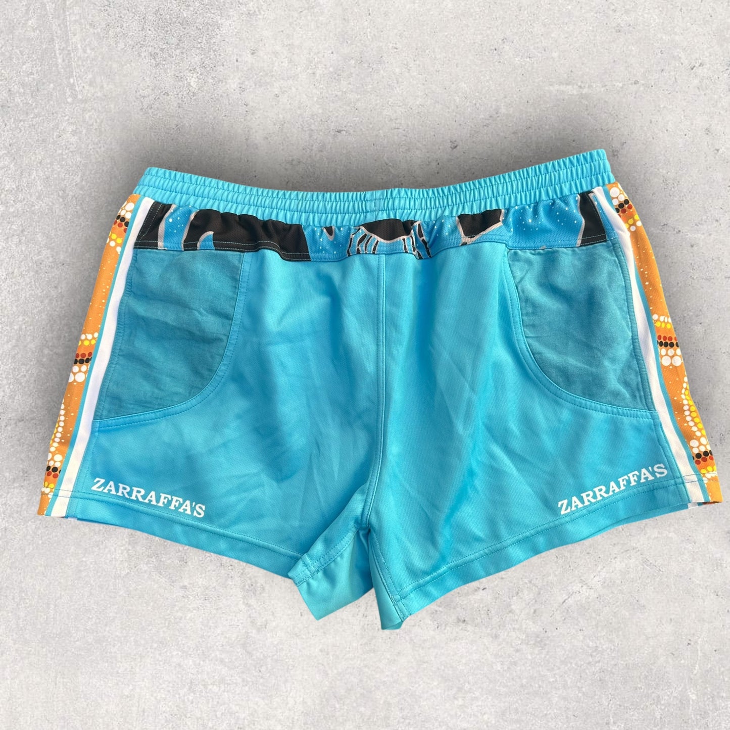 GOLD COAST TITANS BLK RUGBY LEAGUE INDIGENOUS MATCH SHORTS
