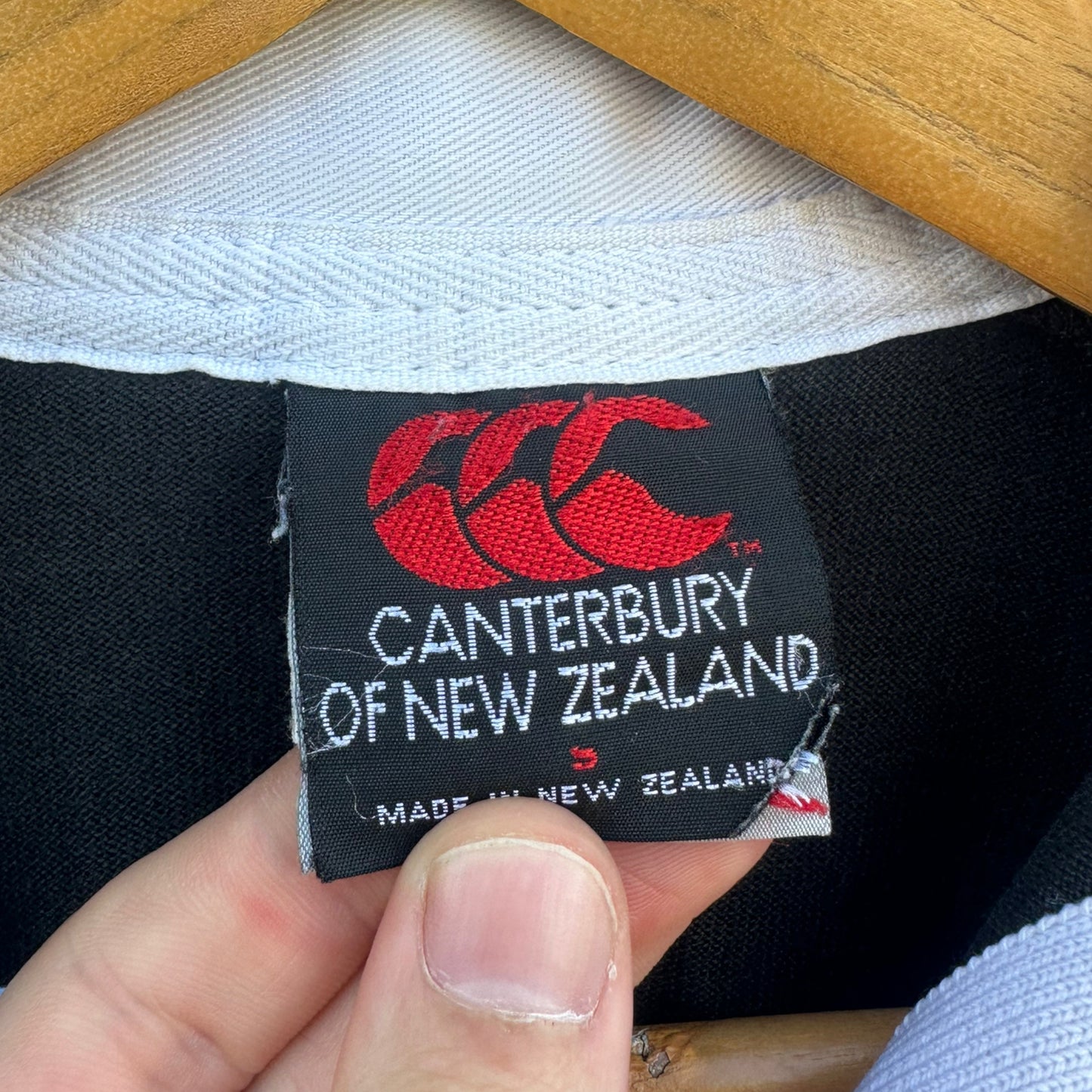 NEW ZEALAND ALL BLACKS VINTAGE CANTERBURY JERSEY