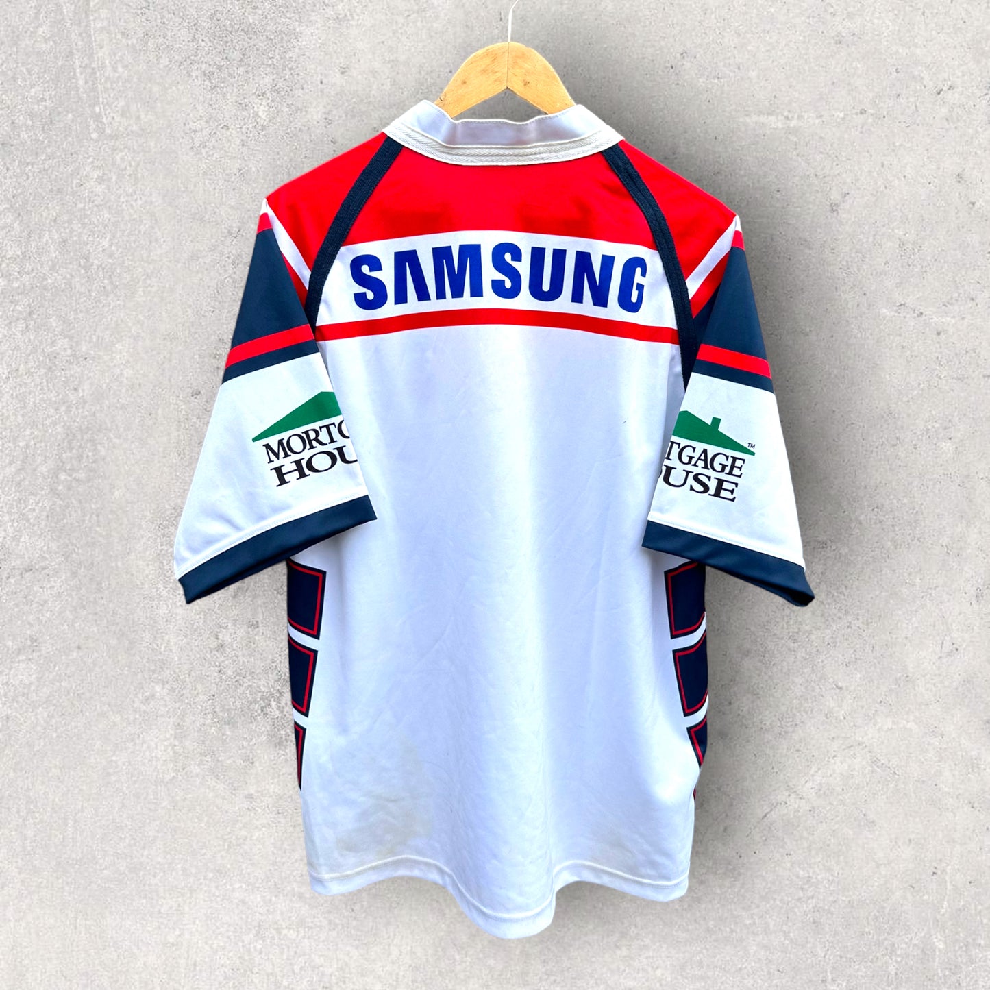 SYDNEY ROOSTERS 2006 AWAY SIGNED BY SQUAD JERSEY