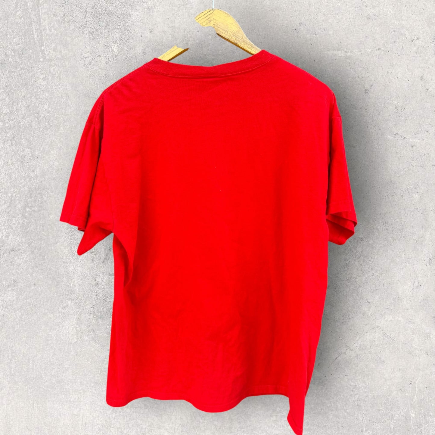 LOS ANGELES ANGELS 2002 WORLD SERIES MLB CHAMPIONS DELTA RED SHIRT