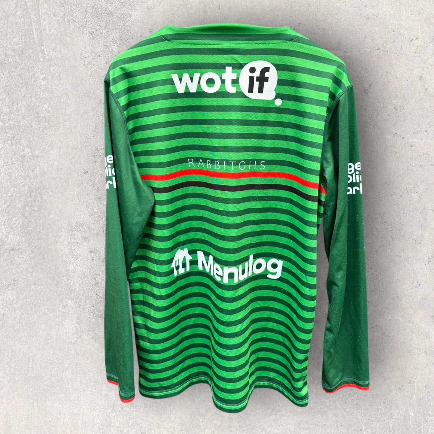 South Sydney Rabbitohs Davey Moale Player Issued Long sleeve Training Shirt