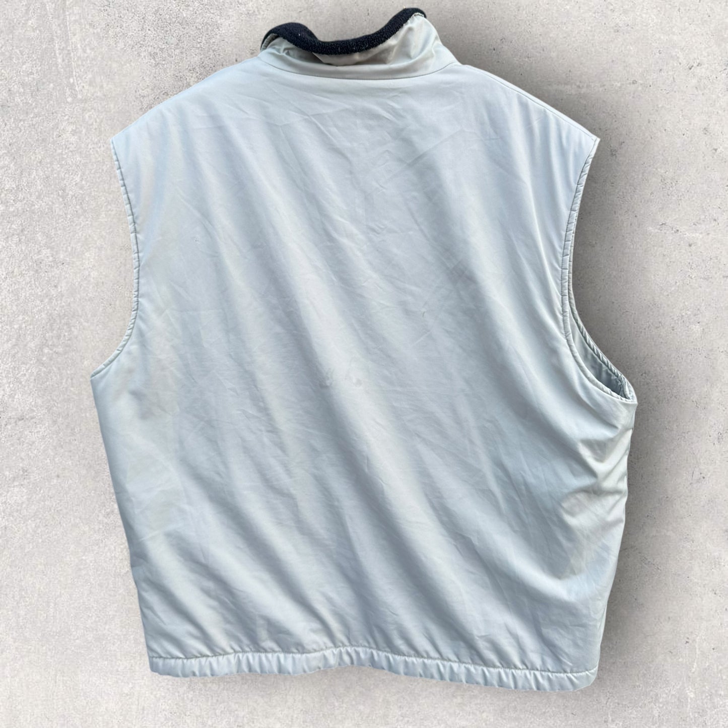 FILA BIEGE VINTAGE SLEEVELESS VEST JACKET
