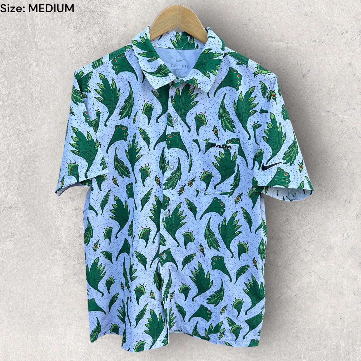 NIKE NIGERIA WOVEN SKATE TOP WHITE & GREEN