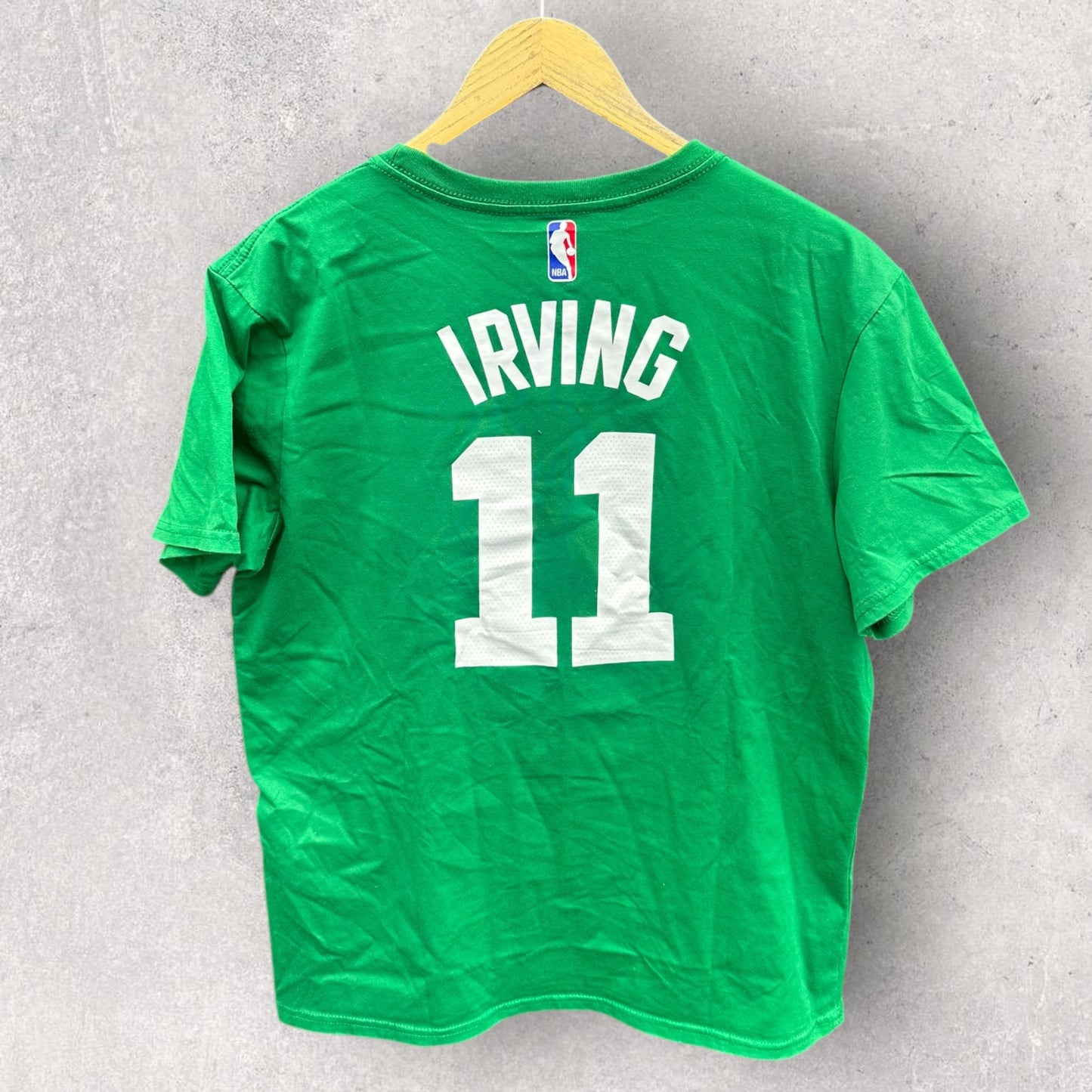 BOSTON CELTICS KYRIE IRVING NIKE GREEN NBA BASKETBALL SHIRT