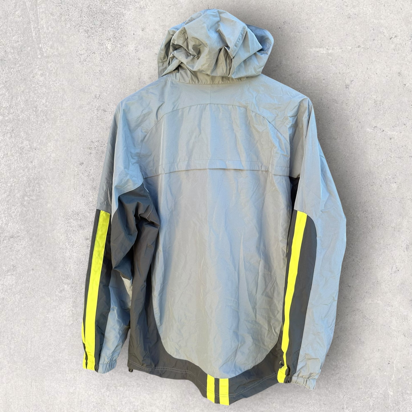 CANBERRA RAIDERS ISC GREY WINDBREAKER HOODED NRL JACKET