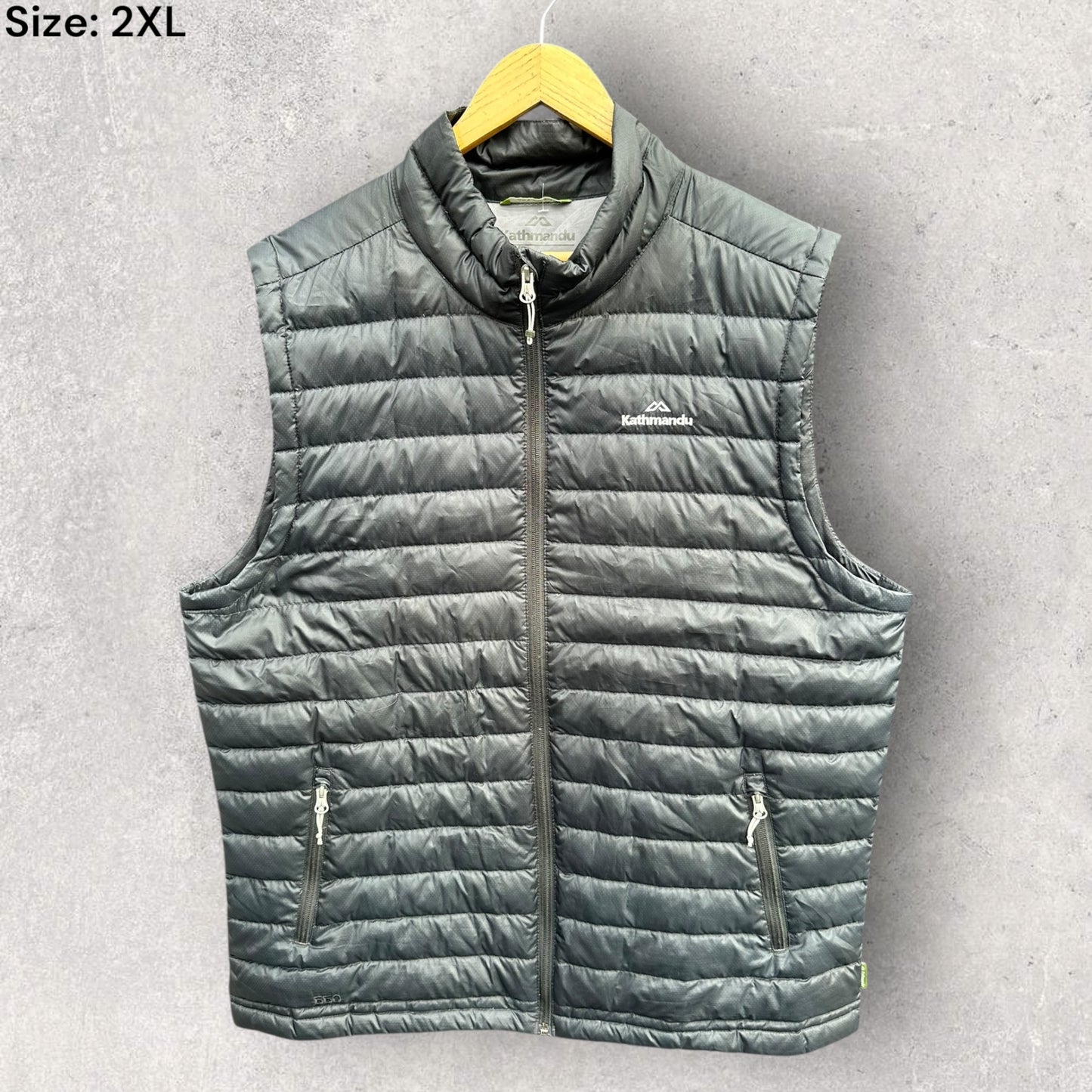 KATHMANDU BLACK SLEEVELESS PUFFER VEST