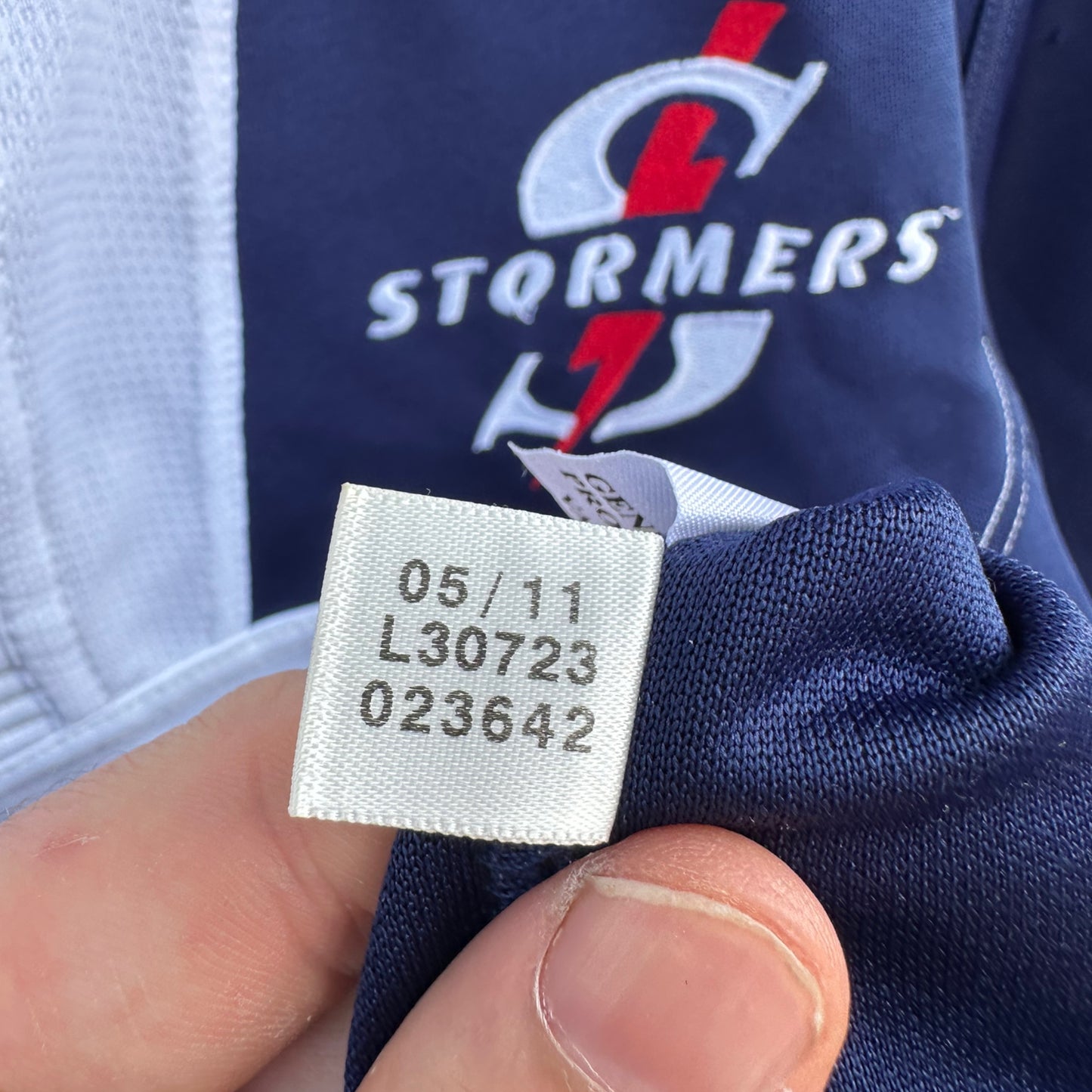CAPE TOWN STORMERS ADIDAS 2011 RUGBY UNION JERSEY