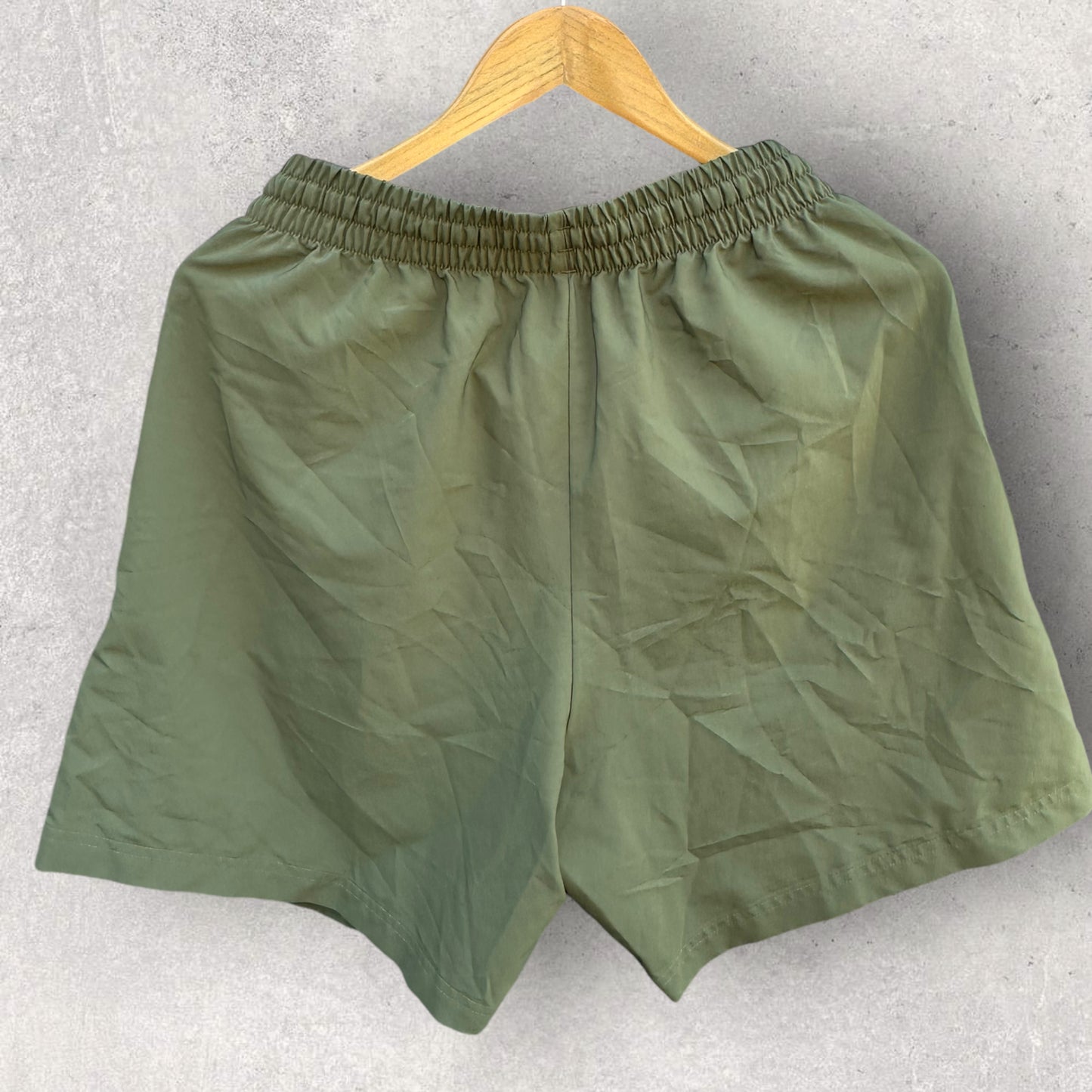ADIDAS AERODRY OLIVE GREEN SHORTS
