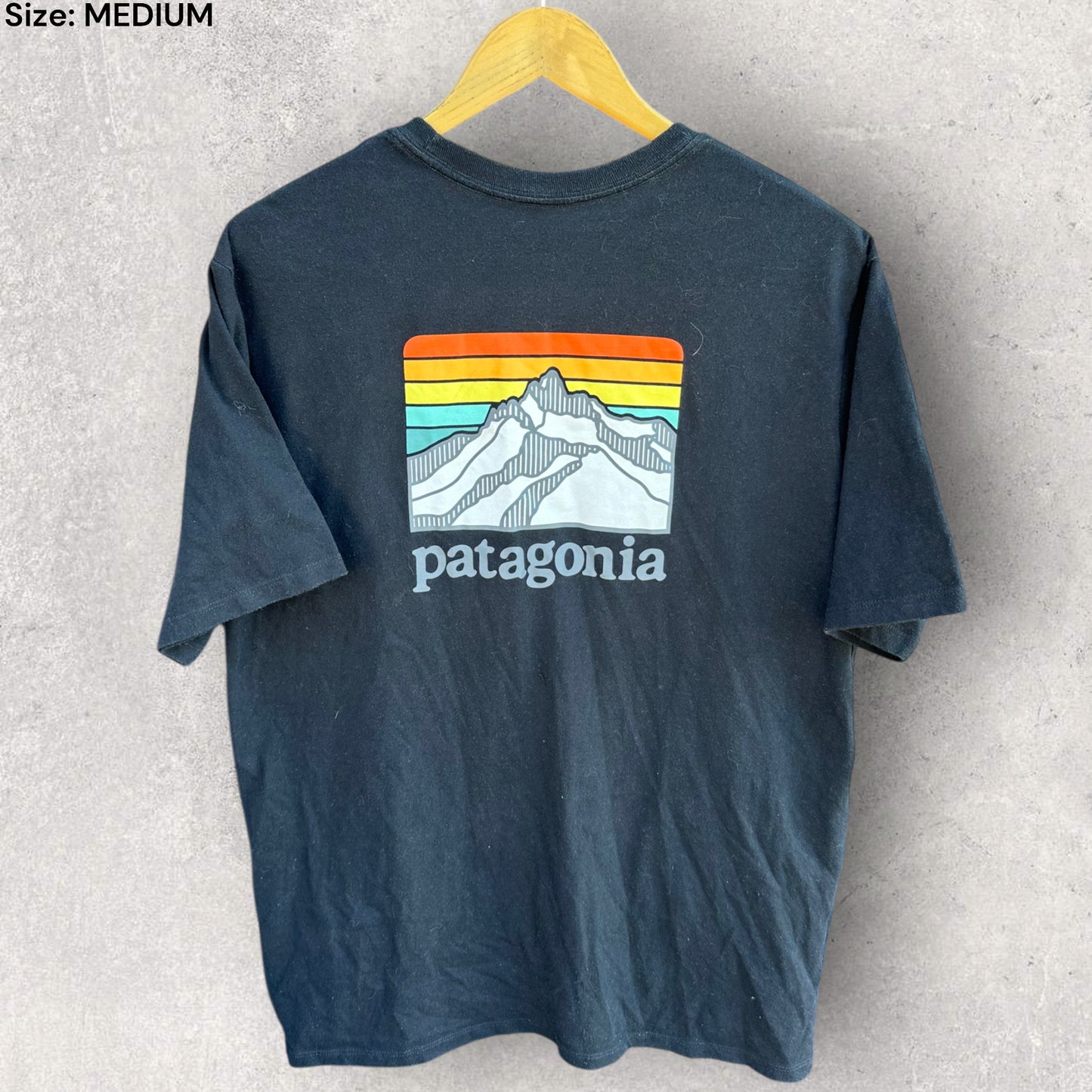 PATAGONIA BLACK SHORT SLEEVE SHIRT