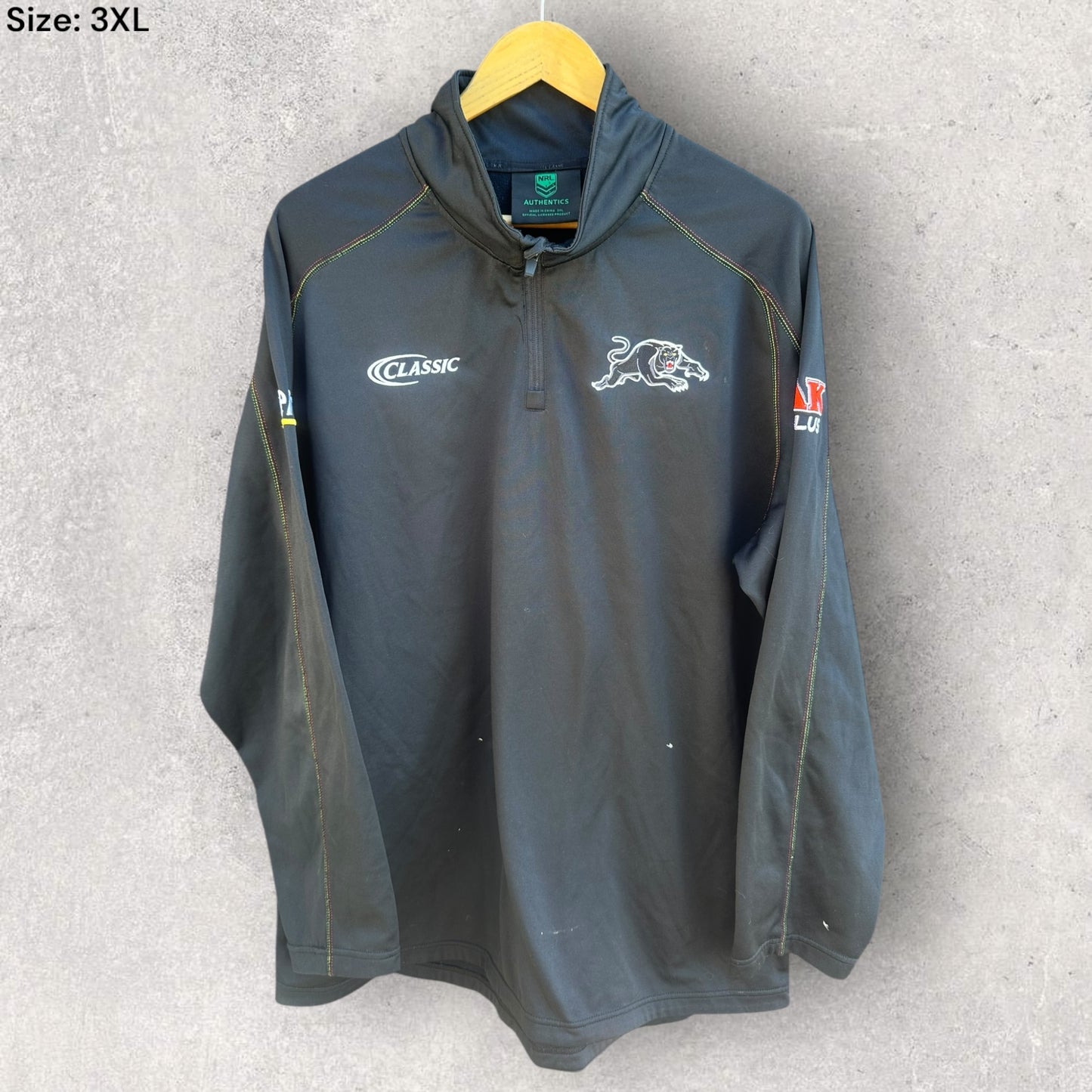 PENRITH PANTHERS CLASSIC HALF ZIP JACKET